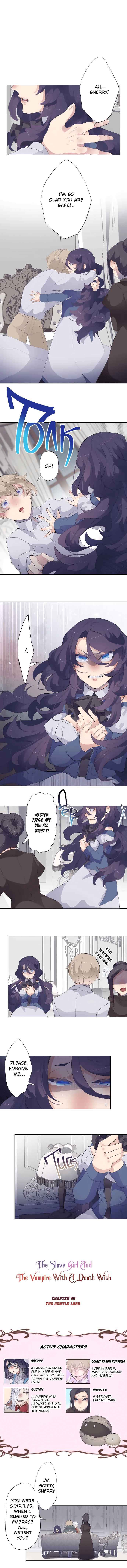 The Slave Girl and the Vampire with a Death Wish Chapter 49 - Page 2