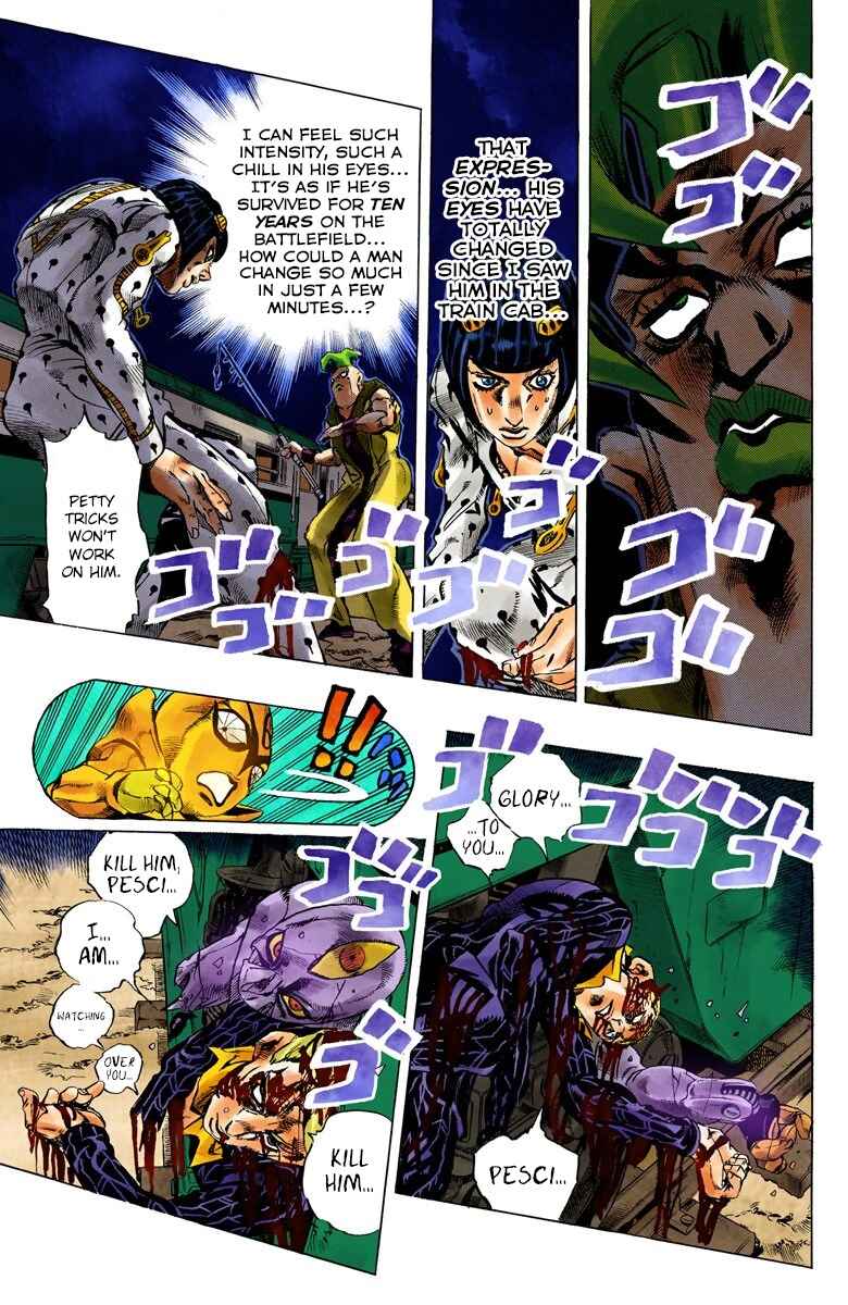 JoJo no Kimyou na Bouken: Part 5 - Ougon no Kaze Color-ban Chapter 59 - Page 7