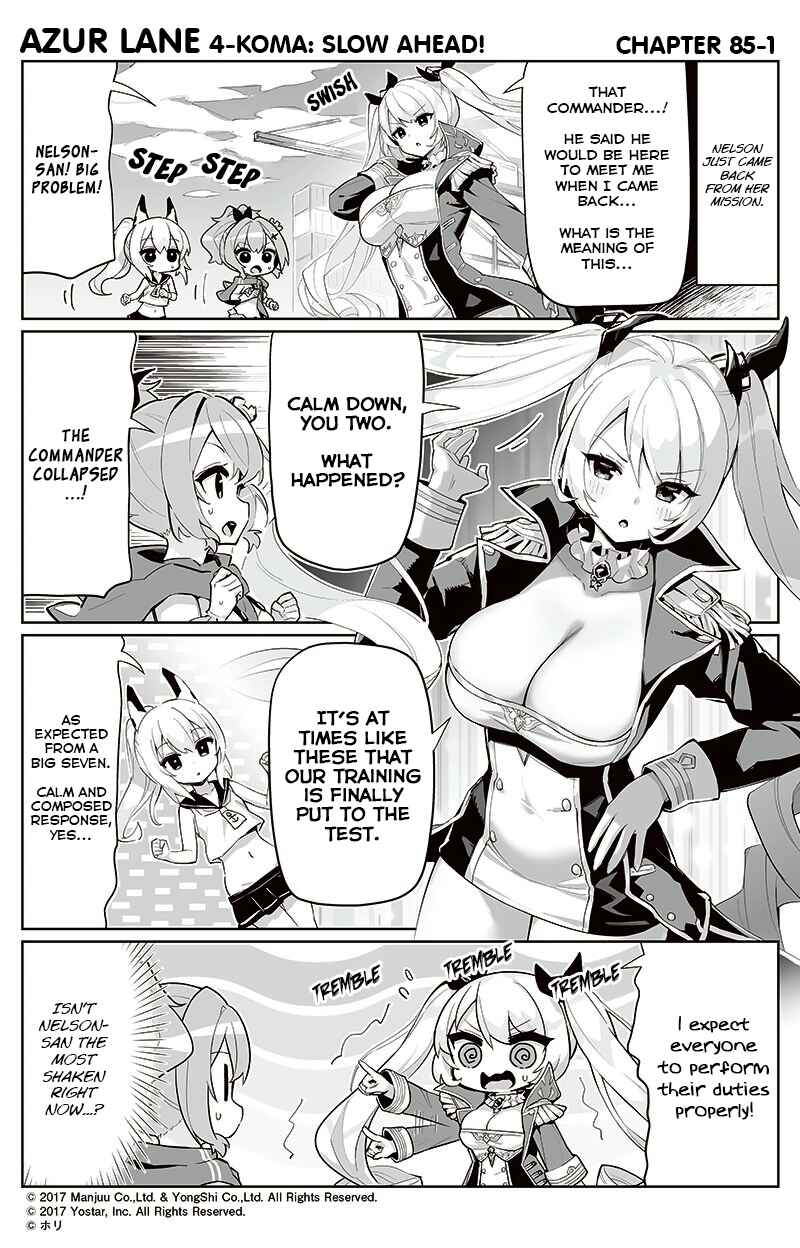 Azur Lane: Bisoku Zensin! Chapter 85 - Page 1