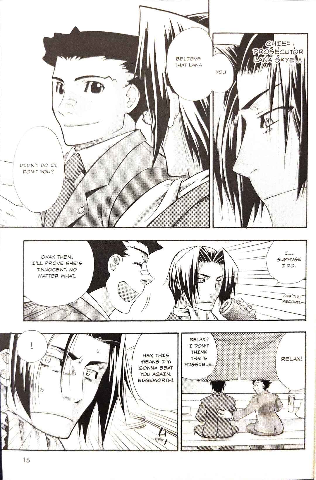 Gyakuten Saiban Official Anthology Comic: Naruhodou-hen Chapter 1 - Page 17