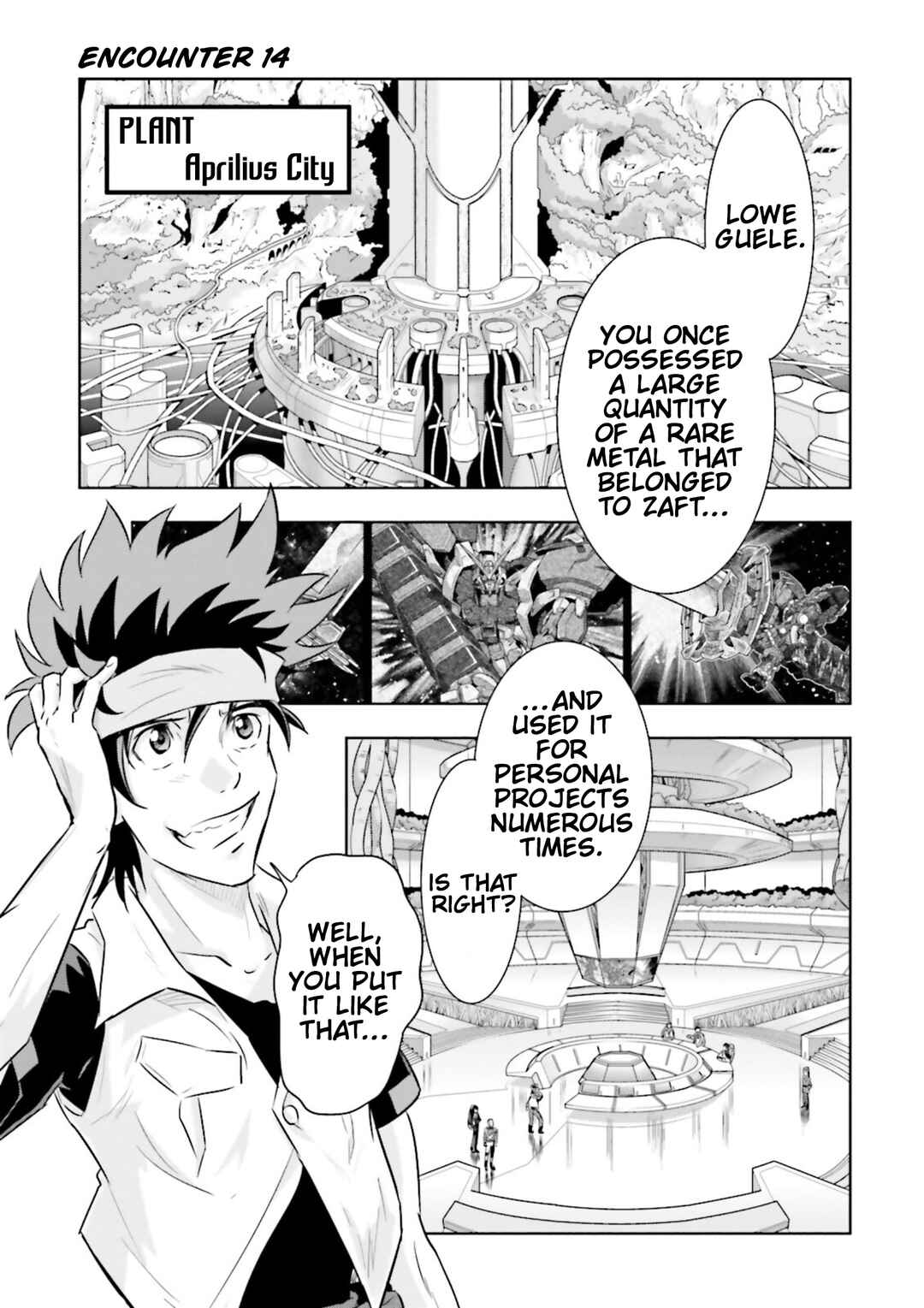 Mobile Suit Gundam SEED Astray - Princess of the Sky Chapter 14 - Page 1