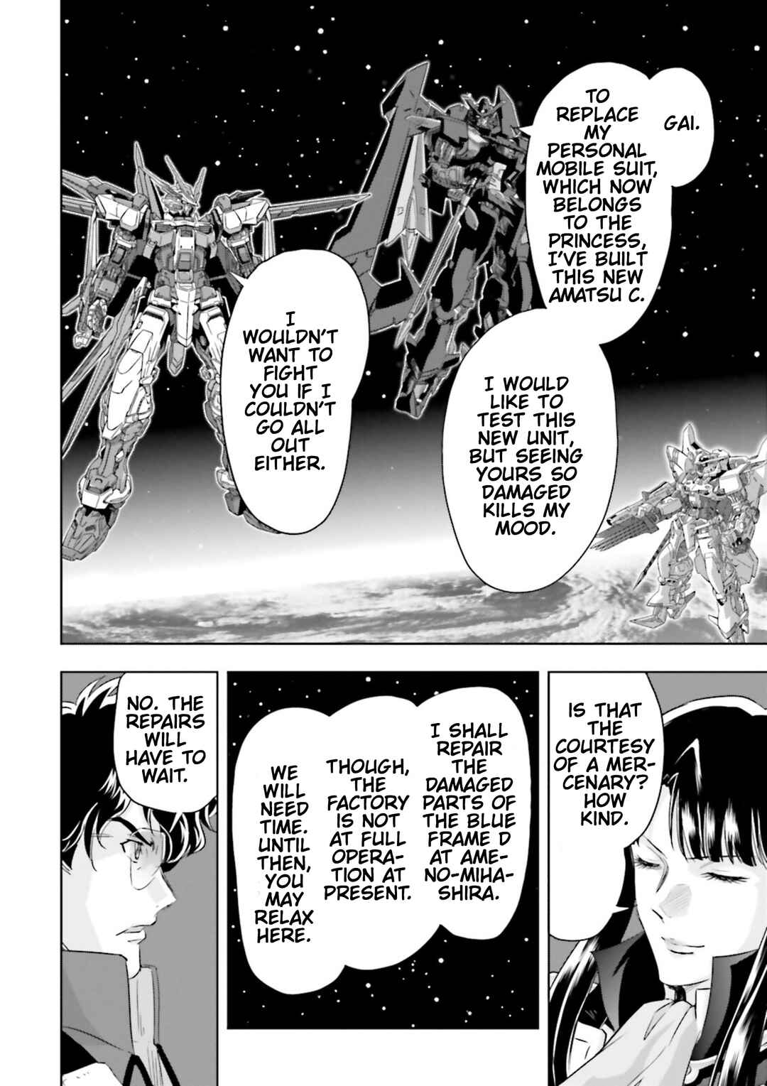 Mobile Suit Gundam SEED Astray - Princess of the Sky Chapter 14 - Page 22