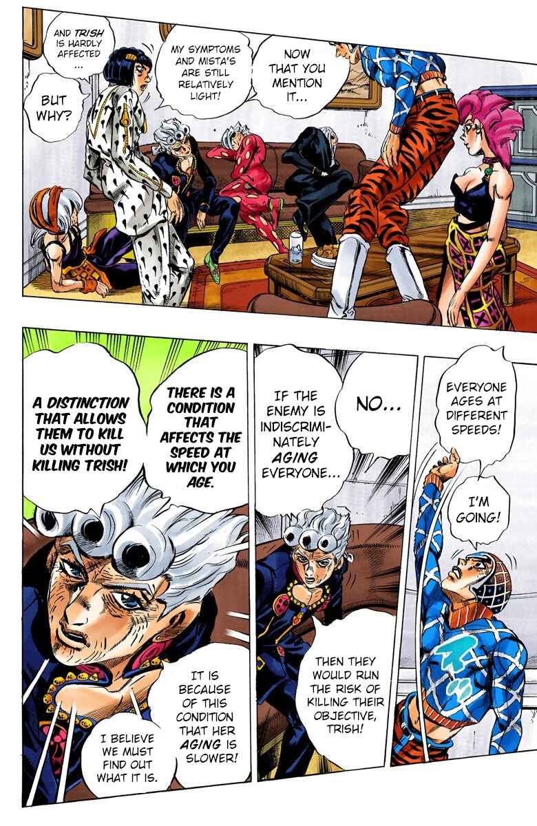 JoJo no Kimyou na Bouken: Part 5 - Ougon no Kaze Color-ban Chapter 50 - Page 10