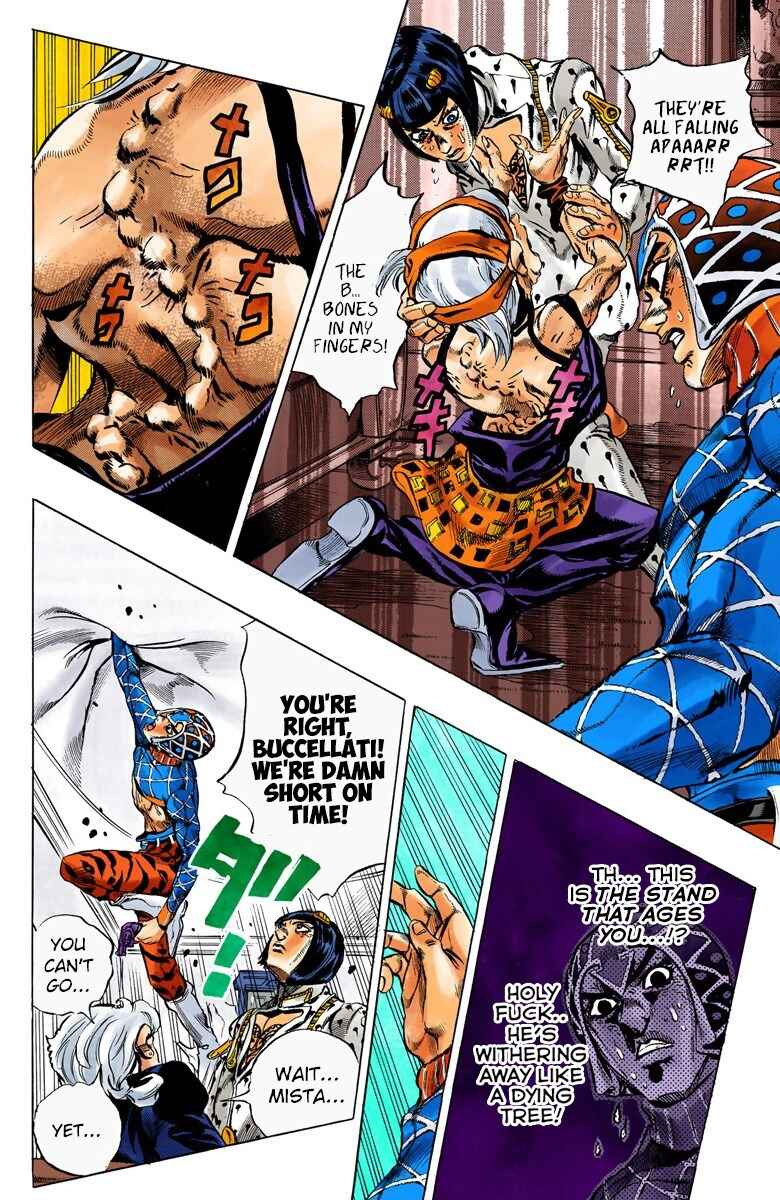 JoJo no Kimyou na Bouken: Part 5 - Ougon no Kaze Color-ban Chapter 50 - Page 8