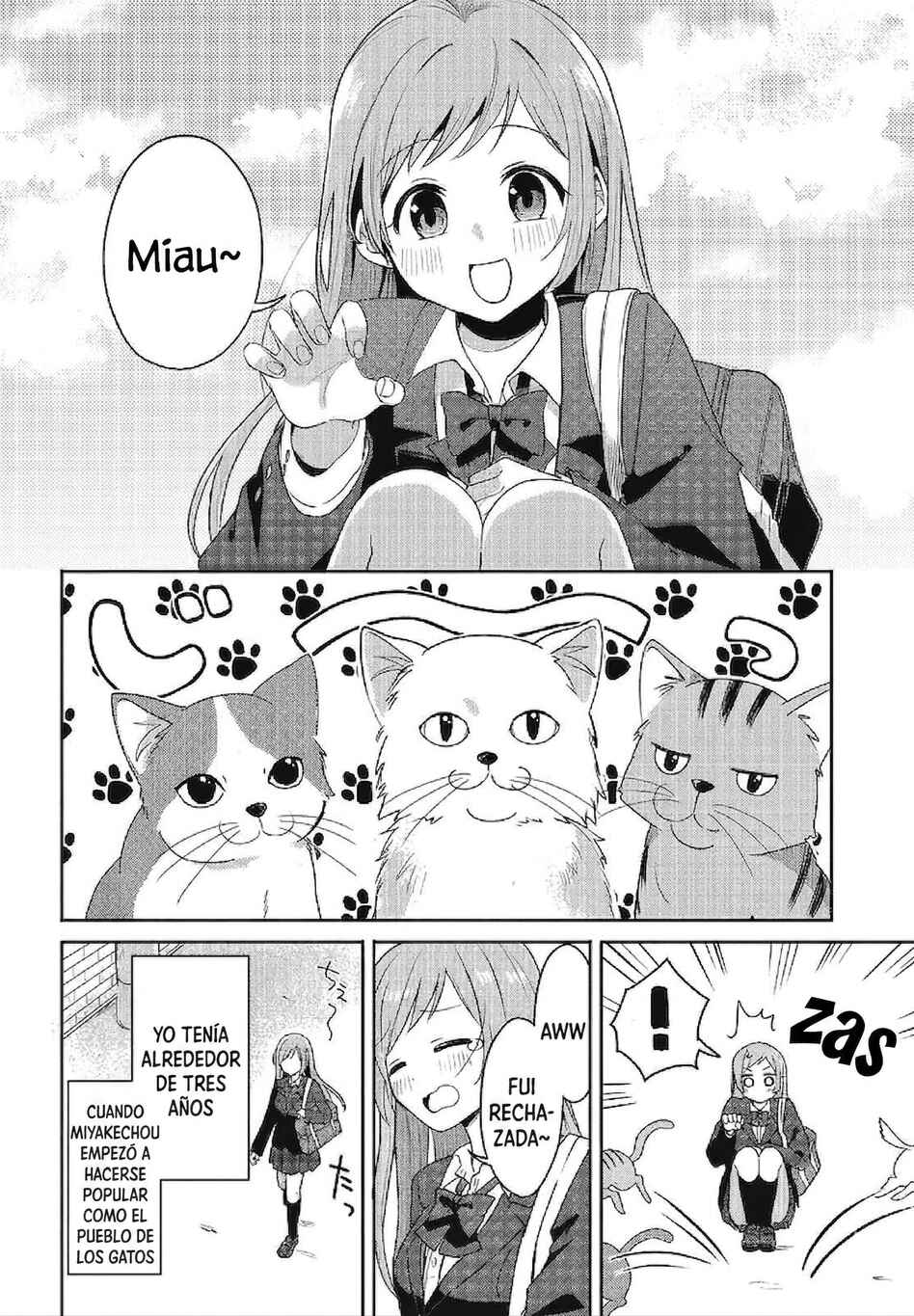 Osananajimi wa, Nyaa to Naite Skirt no Naka Chapter 1 - Page 4