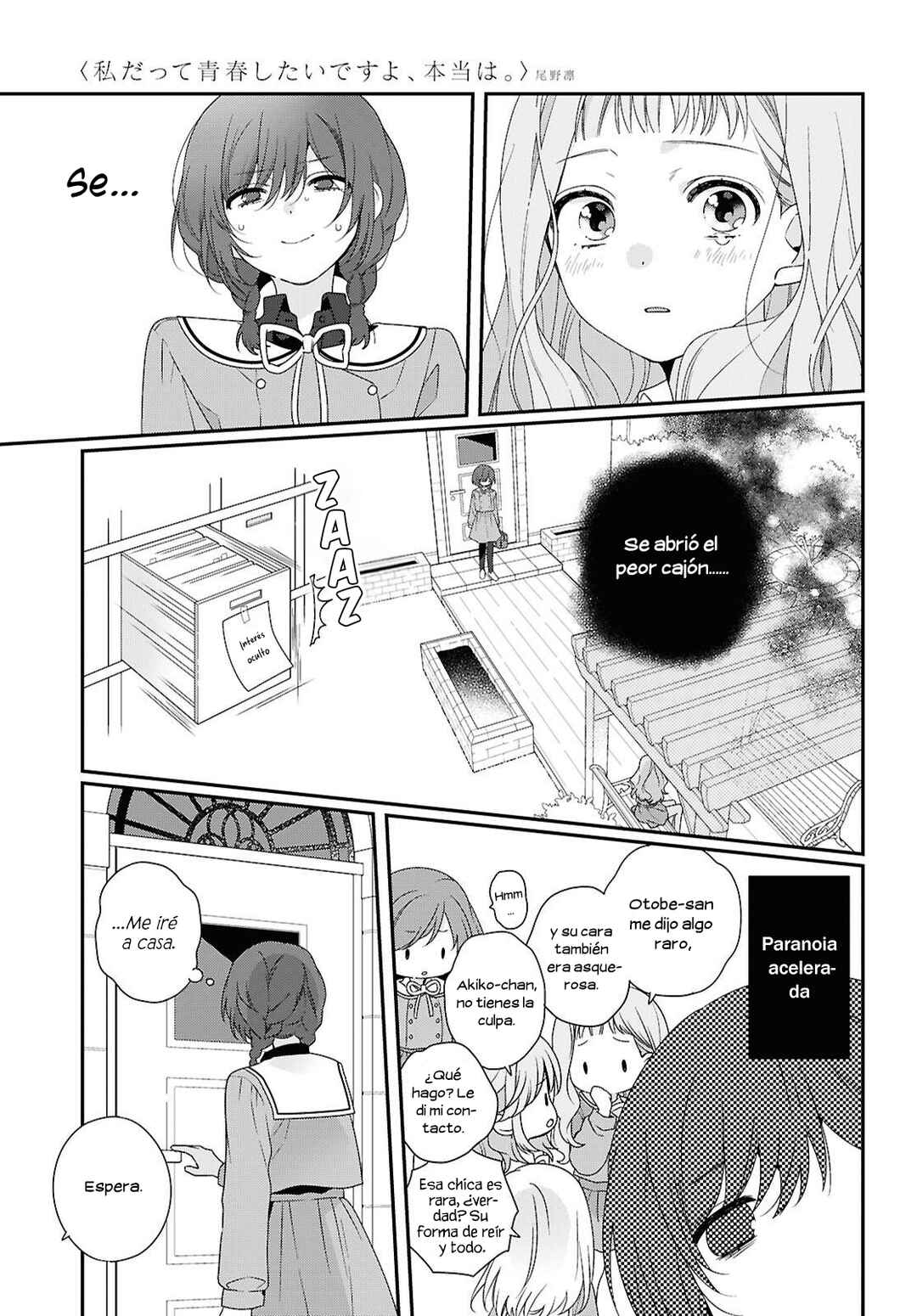Watashi Datte Seishun Shitai Desu yo, Hontou wa. Chapter 1 - Page 34