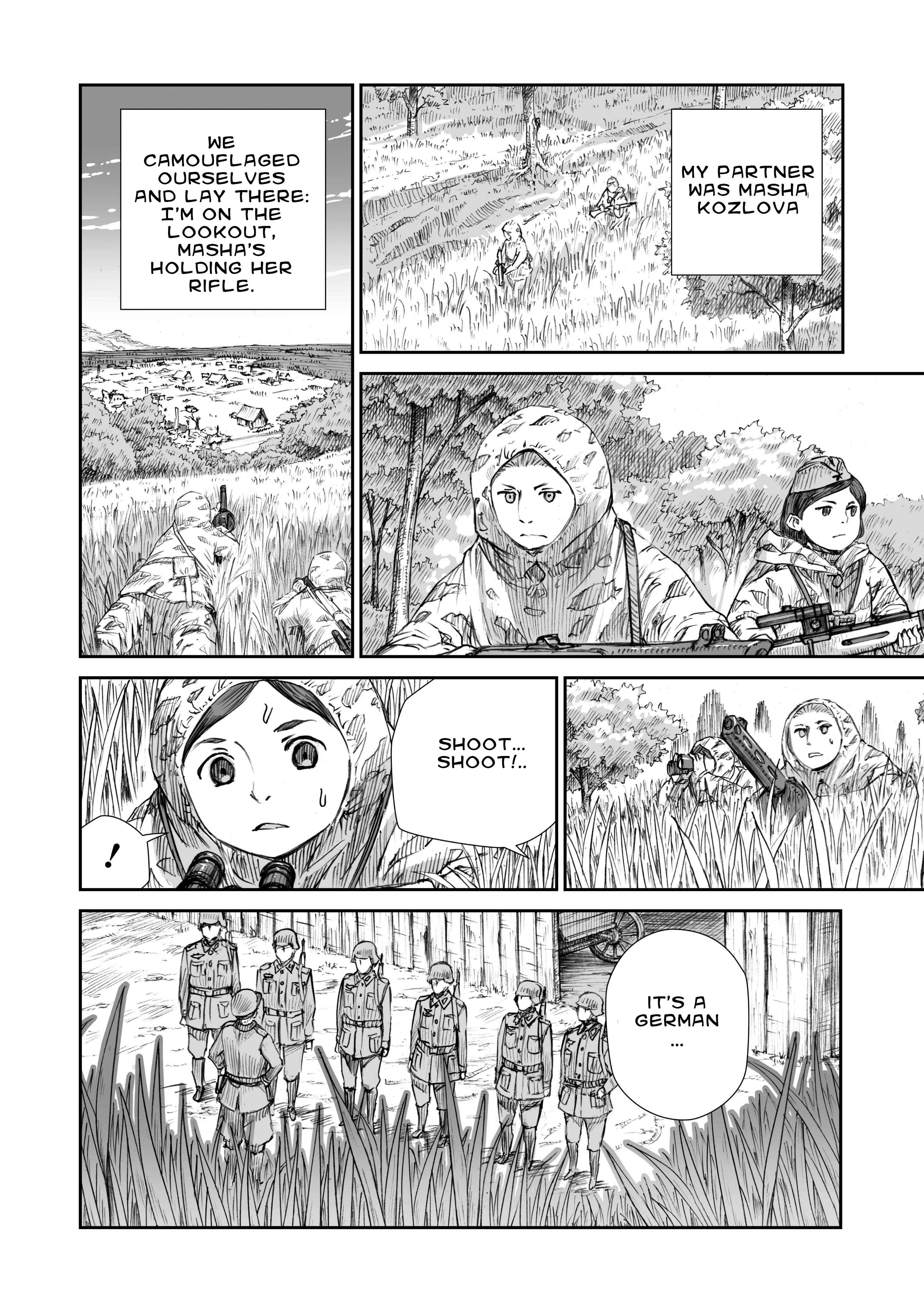 Sensou wa Onna no Kao wo Shiteinai Chapter 9.2 - Page 12