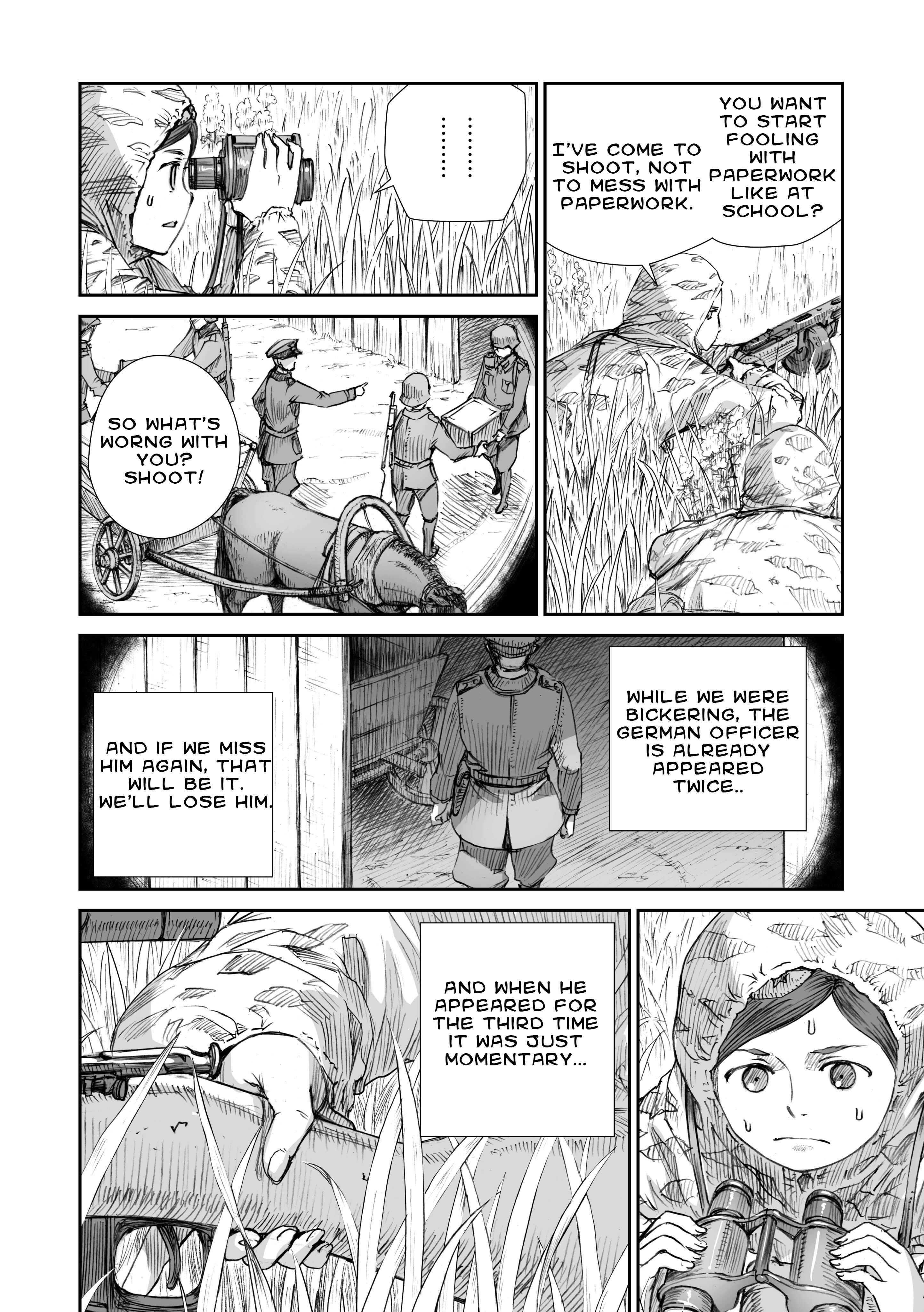 Sensou wa Onna no Kao wo Shiteinai Chapter 9.2 - Page 14