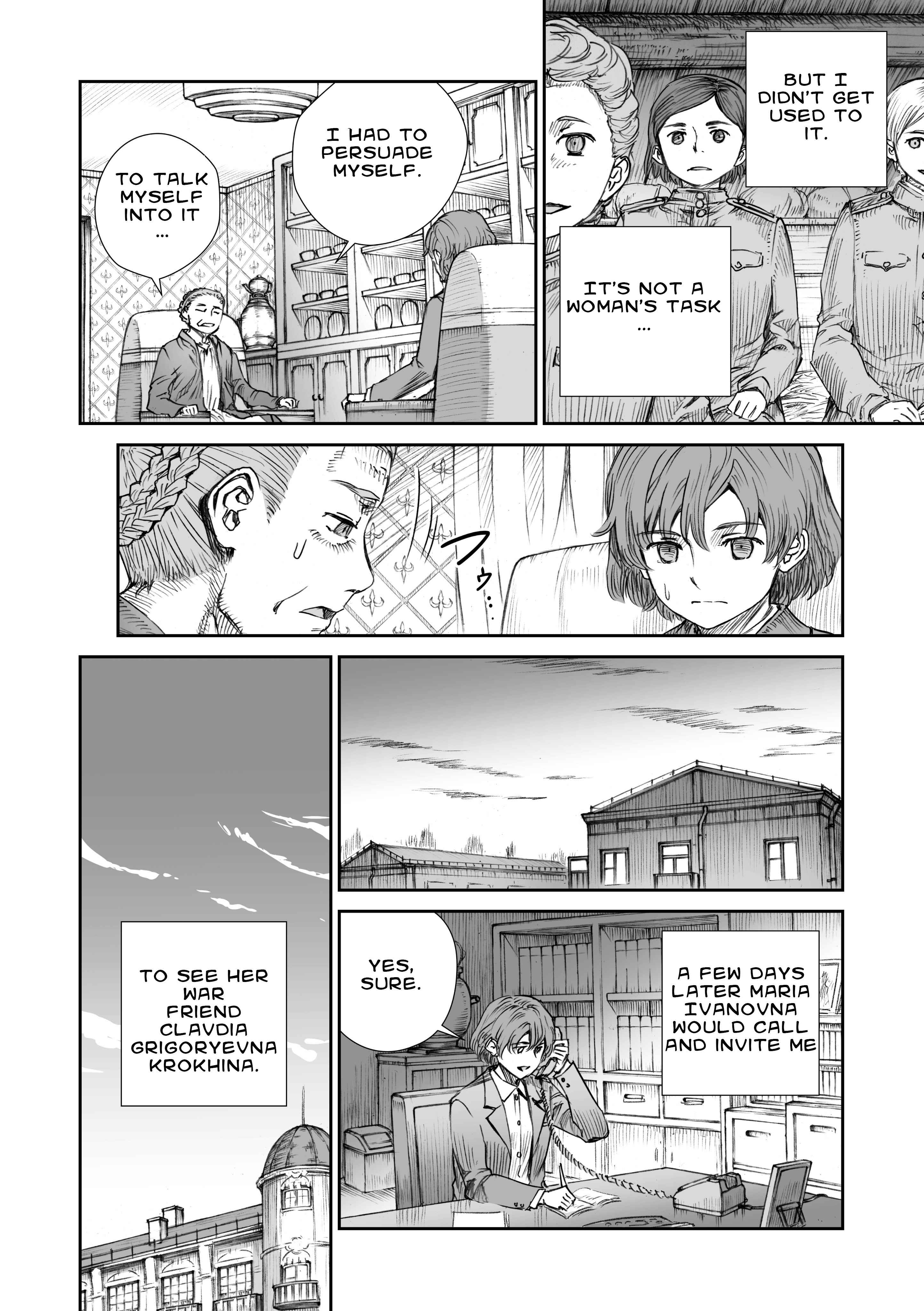Sensou wa Onna no Kao wo Shiteinai Chapter 9.2 - Page 20
