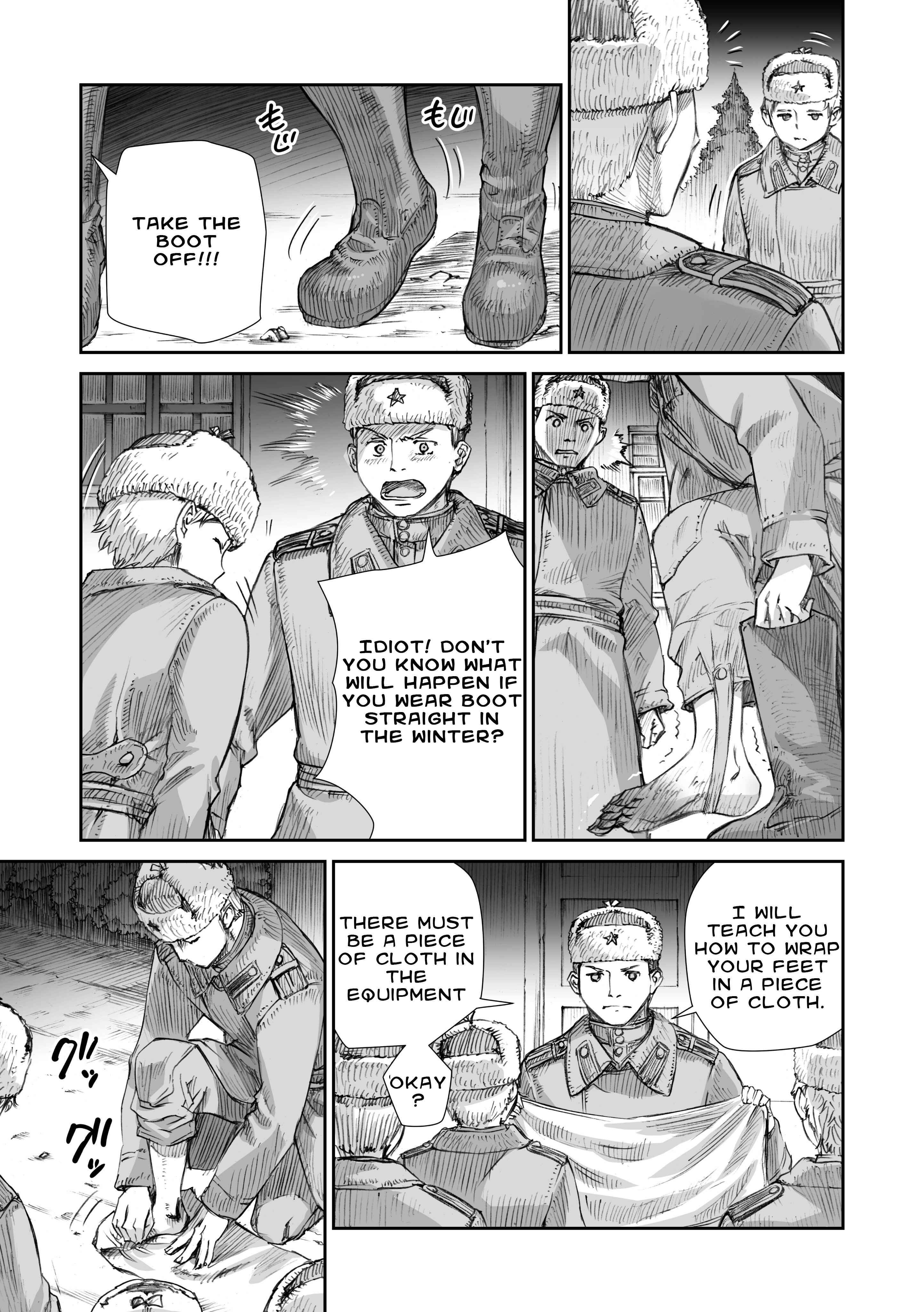 Sensou wa Onna no Kao wo Shiteinai Chapter 9.2 - Page 3