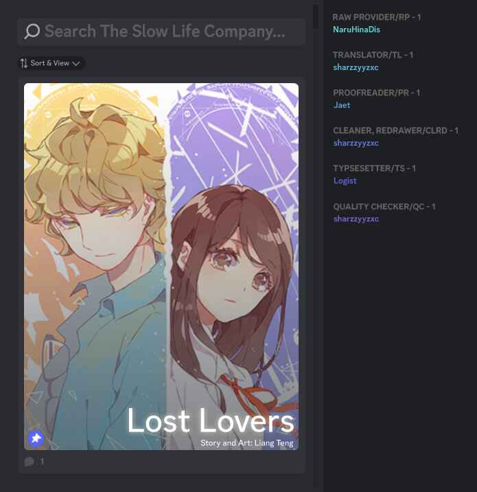 Lost Lovers Chapter 29 - Page 1