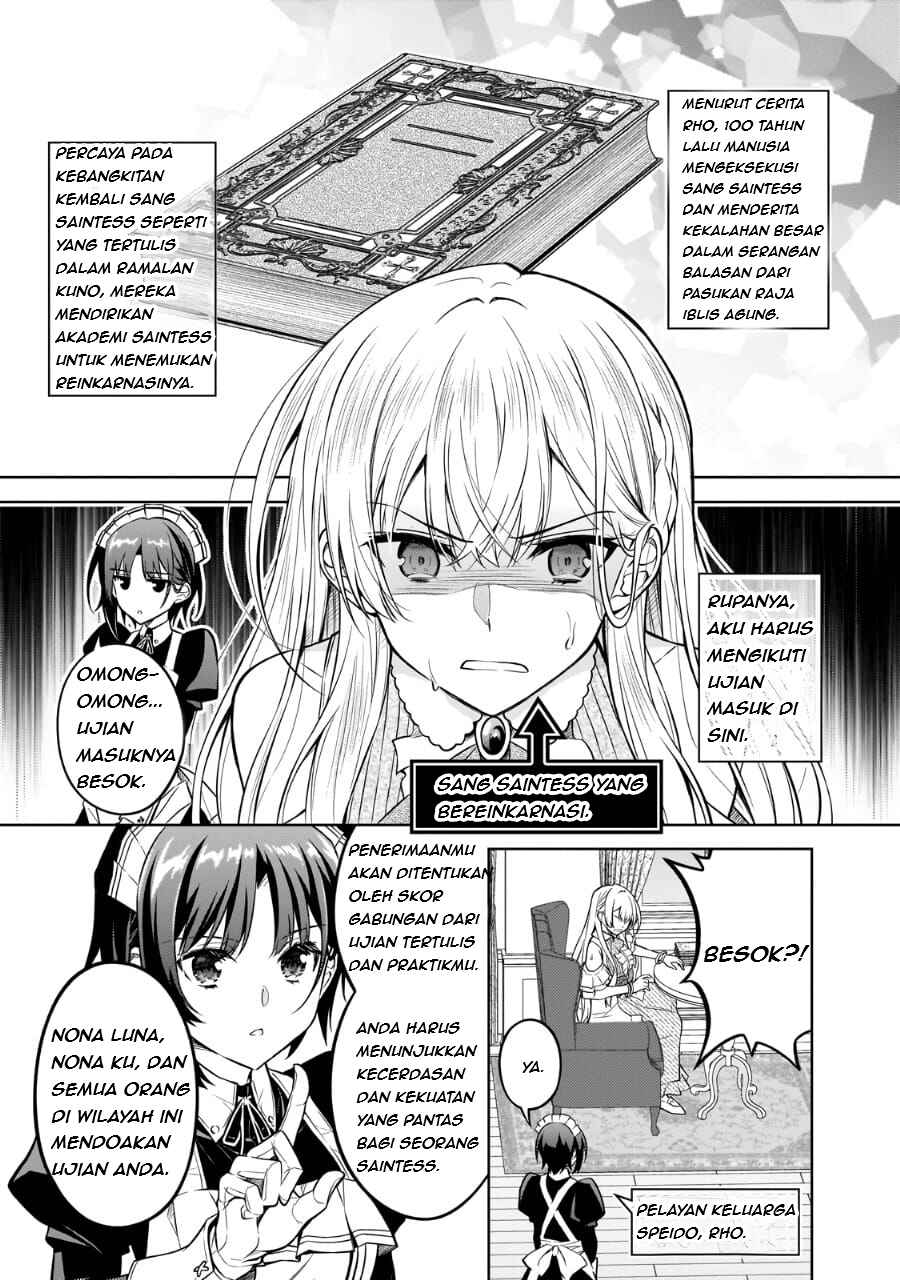 Danzai Sareta Tensei Seijo wa, Akuyaku Reijou no Michi wo Iku! Chapter 2 - Page 2