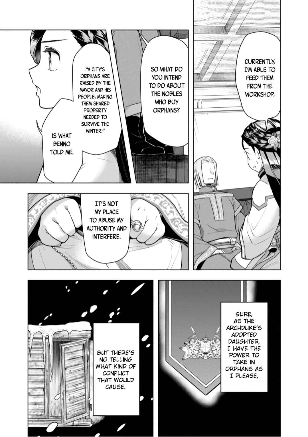 Honzuki no Gekokujou: Shisho ni Naru tame ni wa Shudan o Erandeiraremasen—Dai-3 Bu: Ryouchi ni Hon o Hirogeyou! Chapter 36 - Page 22