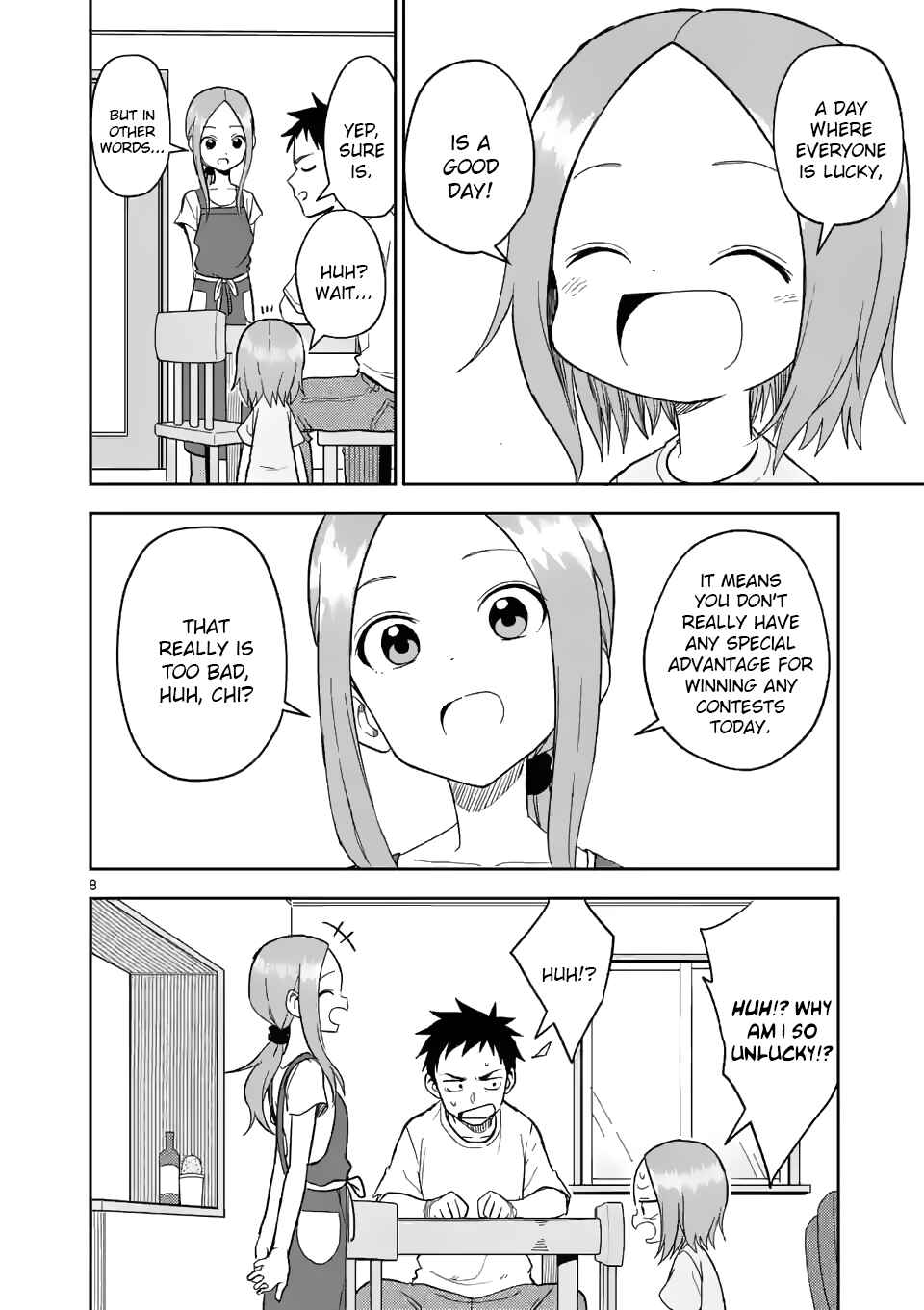 Karakai Jouzu no (Moto) Takagi-san Chapter 155 - Page 8