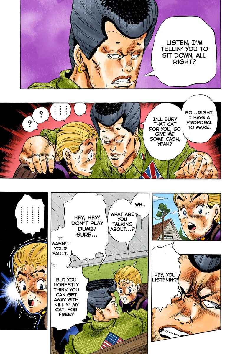JoJo no Kimyou na Bouken: Part 4 - Diamond wa Kudakenai Color-ban Chapter 19 - Page 17