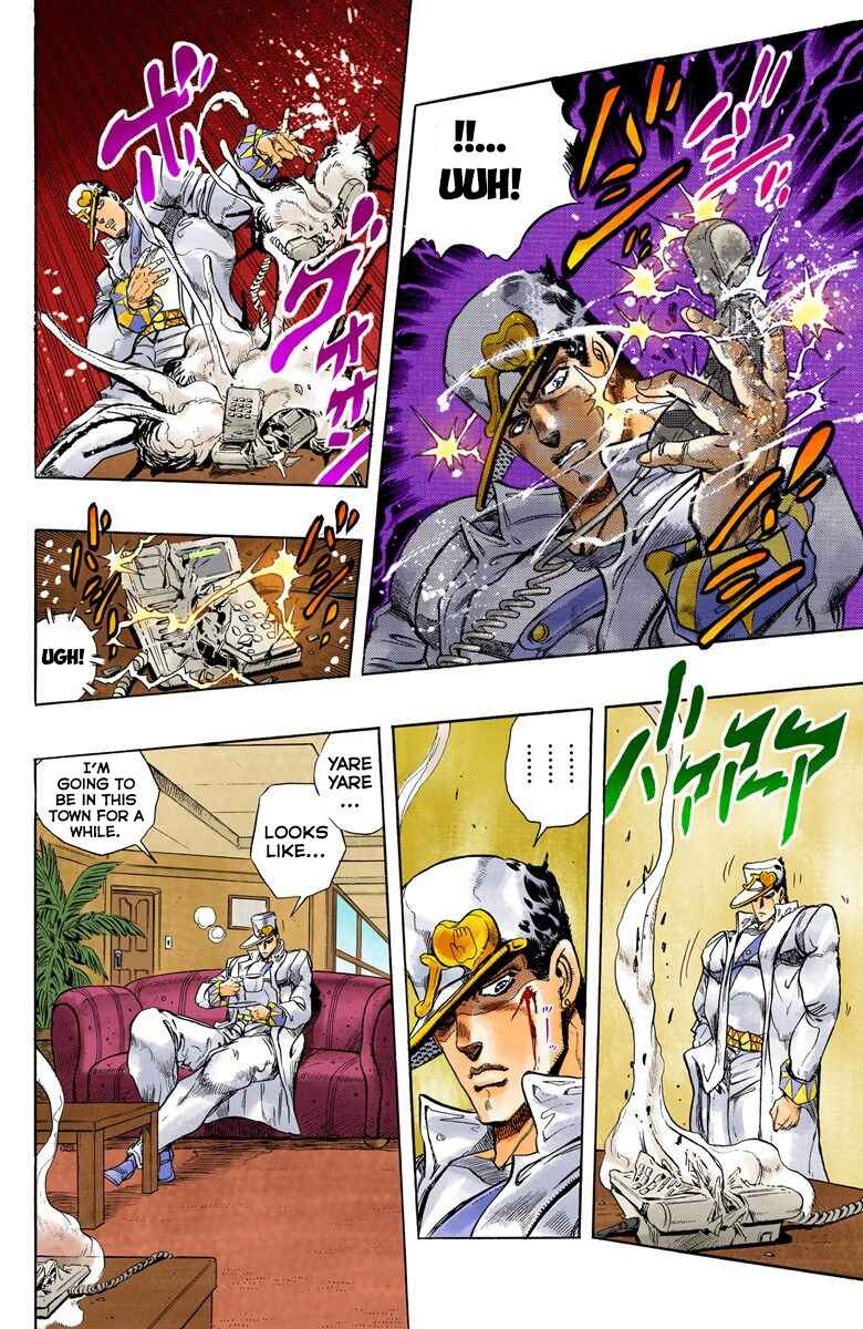 JoJo no Kimyou na Bouken: Part 4 - Diamond wa Kudakenai Color-ban Chapter 19 - Page 8