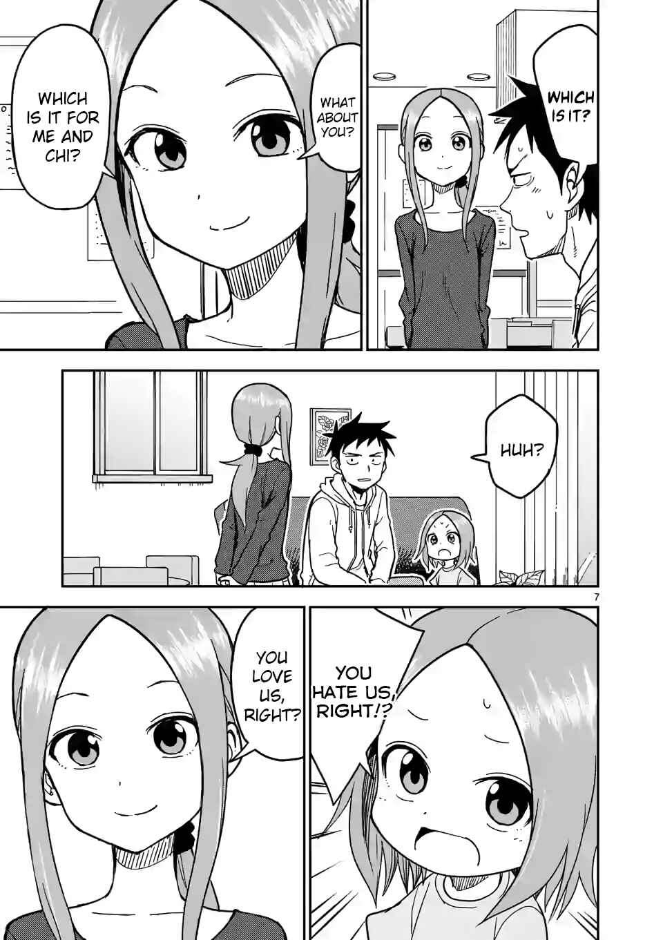 Karakai Jouzu no (Moto) Takagi-san Chapter 130 - Page 7