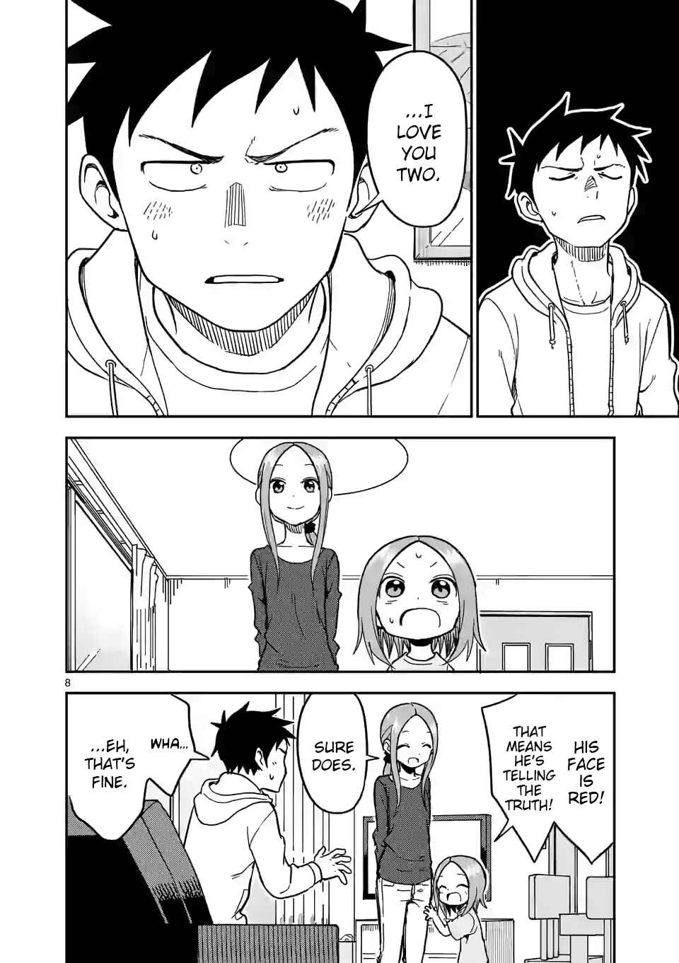 Karakai Jouzu no (Moto) Takagi-san Chapter 130 - Page 8