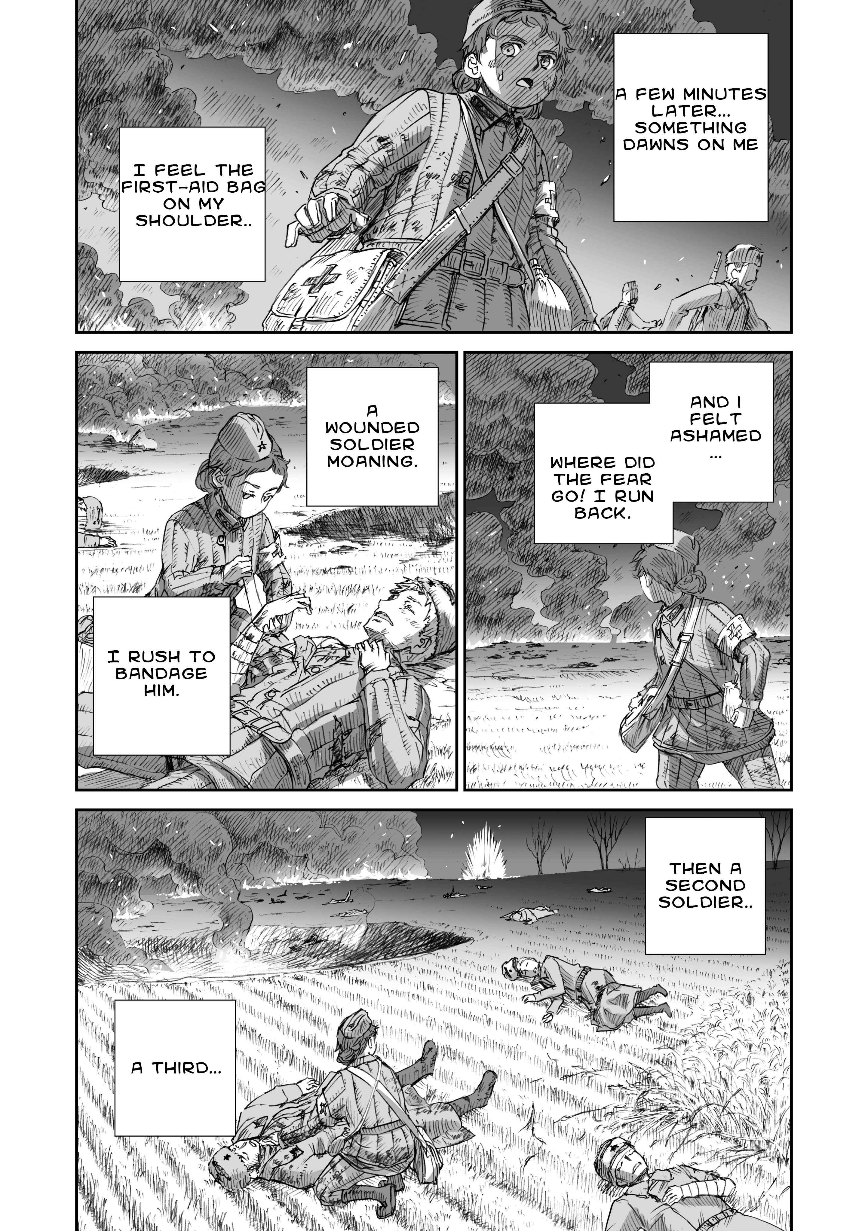 Sensou wa Onna no Kao wo Shiteinai Chapter 4 - Page 12