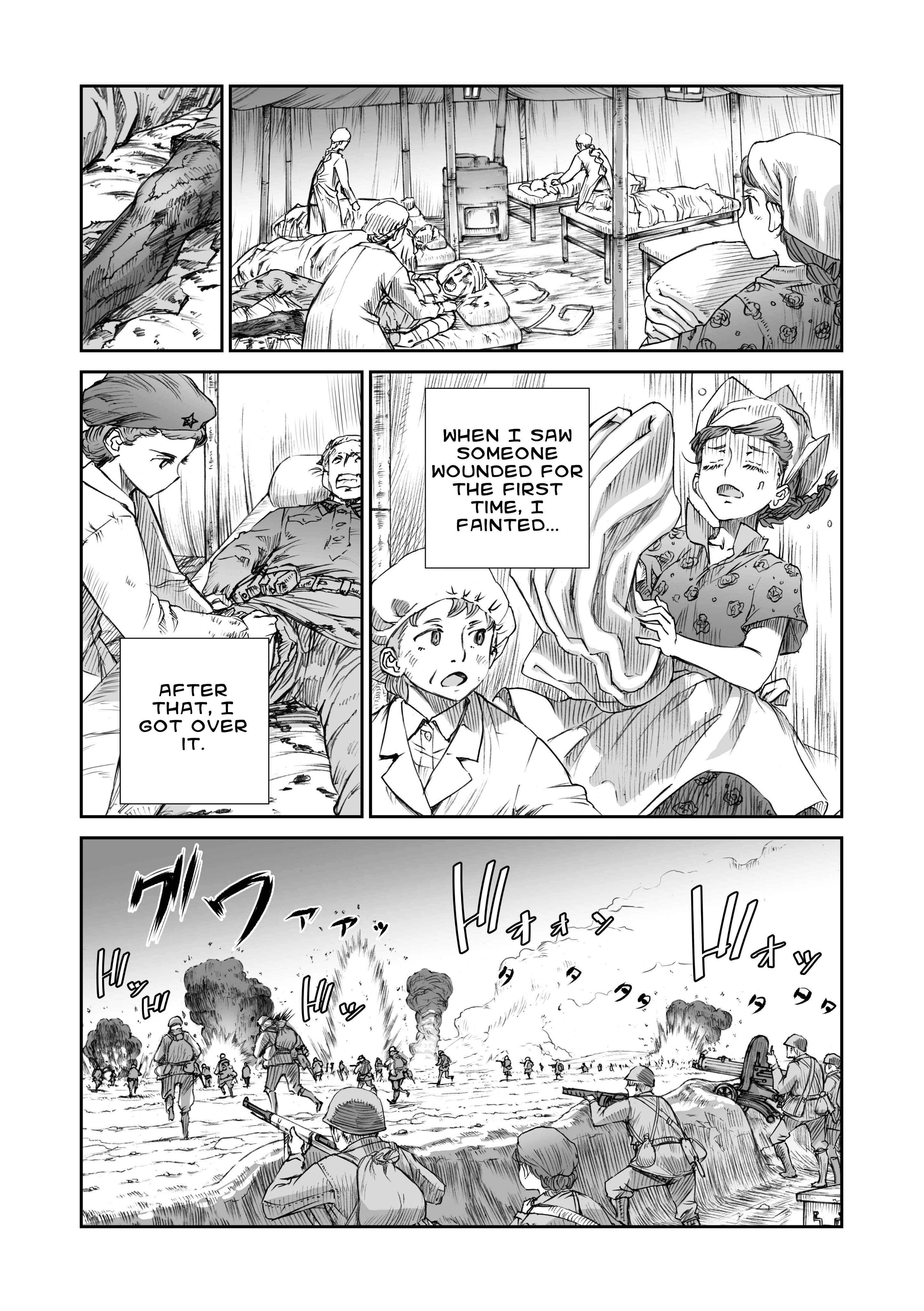 Sensou wa Onna no Kao wo Shiteinai Chapter 4 - Page 2
