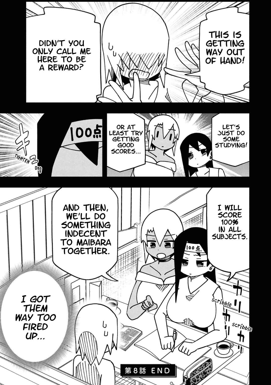 Maibara-kun wa Tsuyotsuyo Gal Kara Hanarerarenai Chapter 8 - Page 10