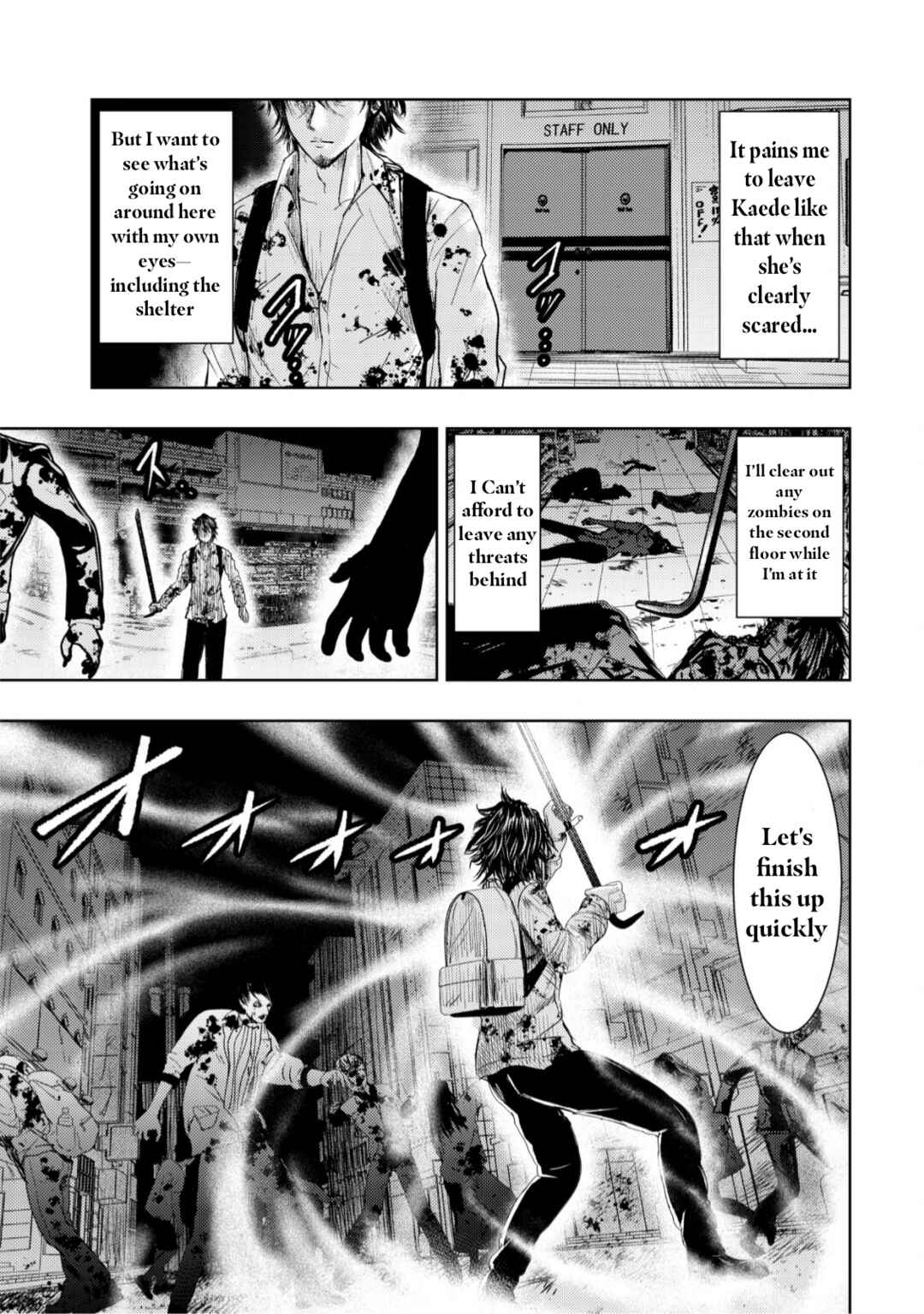 Isekai Kaeri no Ossan wa Shuumatsu Sekai de Musou suru Chapter 4 - Page 5