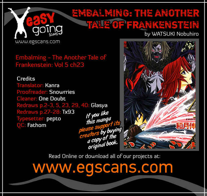 Embalming: The Another Tale of Frankenstein Chapter 23 - Page 1