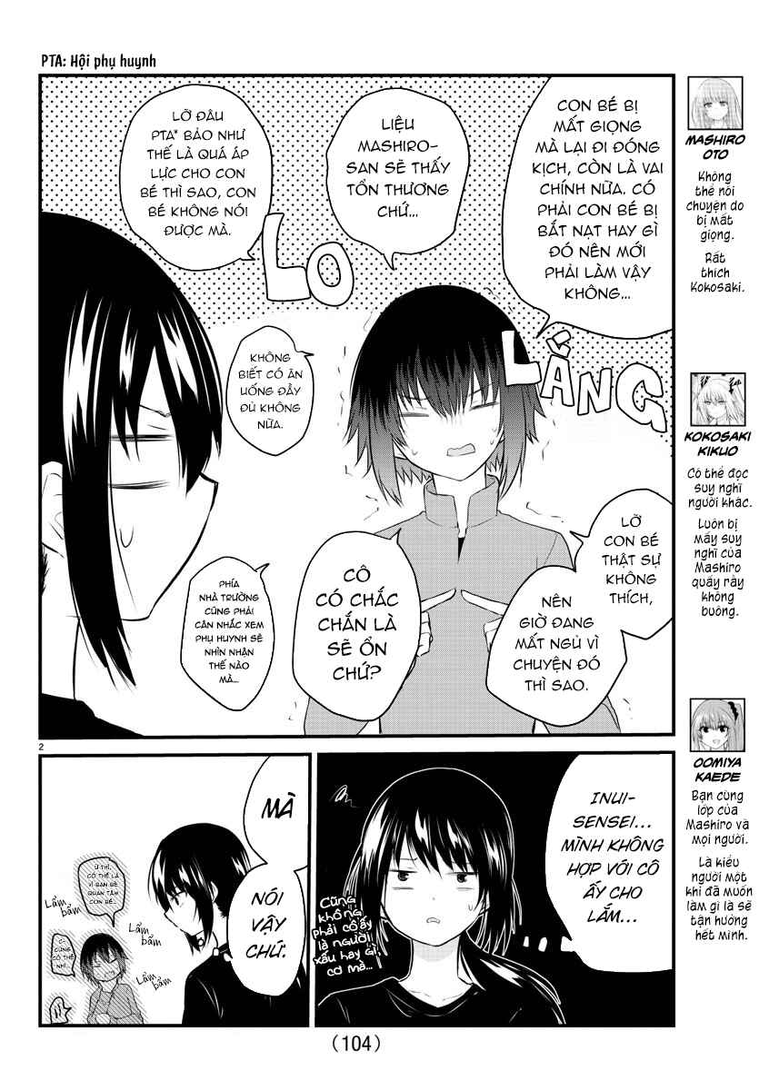 Koe ga dasenai Shoujo wa "Kanojo ga Yasashisugiru" to Omotte iru Chapter 50 - Page 3