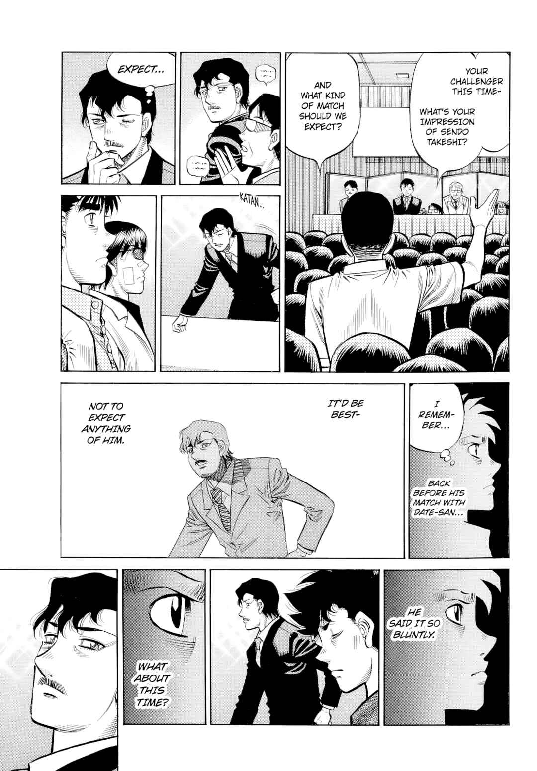 Hajime no Ippo Chapter 1488 - Page 7