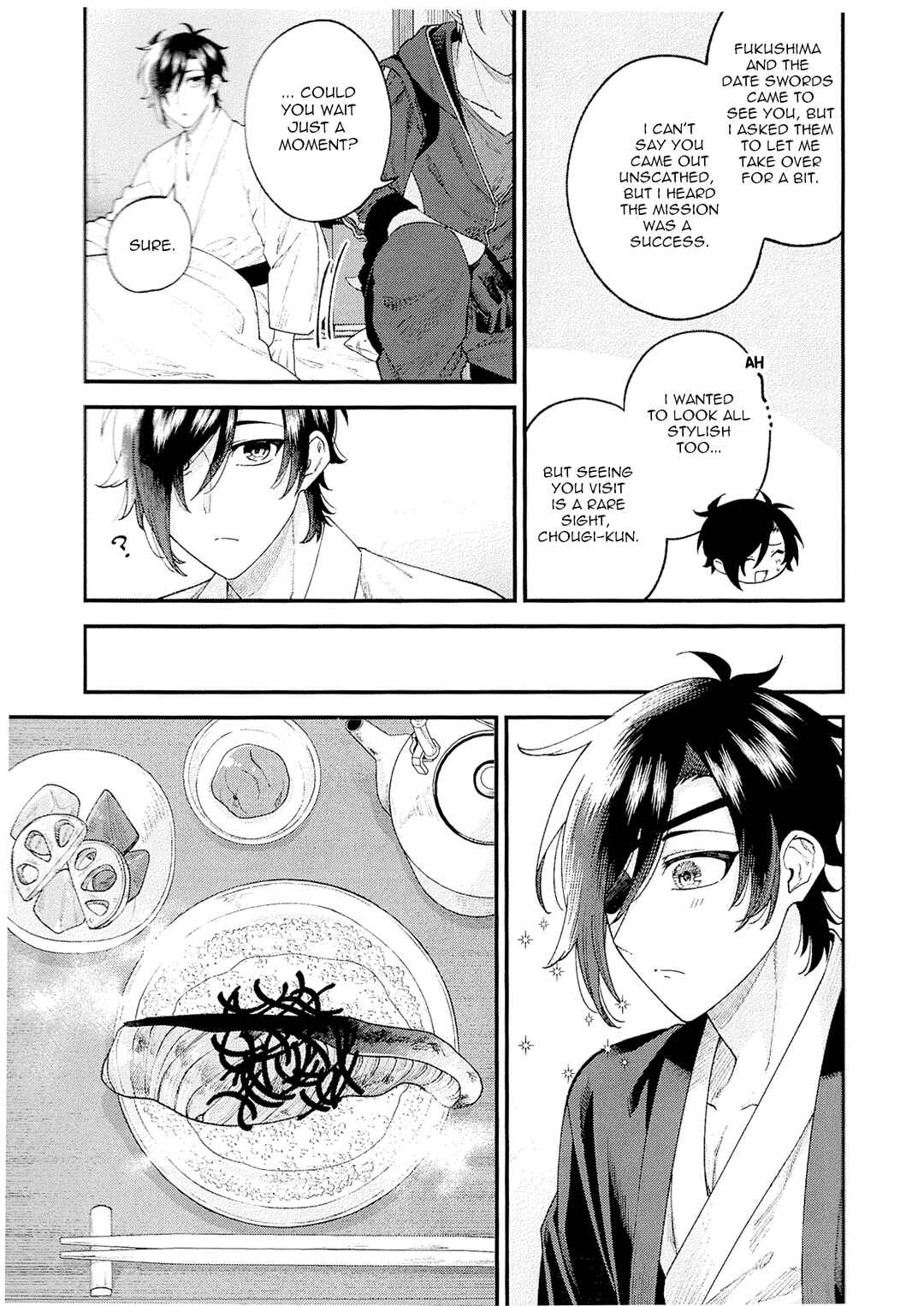 Touken Ranbu - Chougi-kun no Hitori Gohan Chapter ? - Page 38