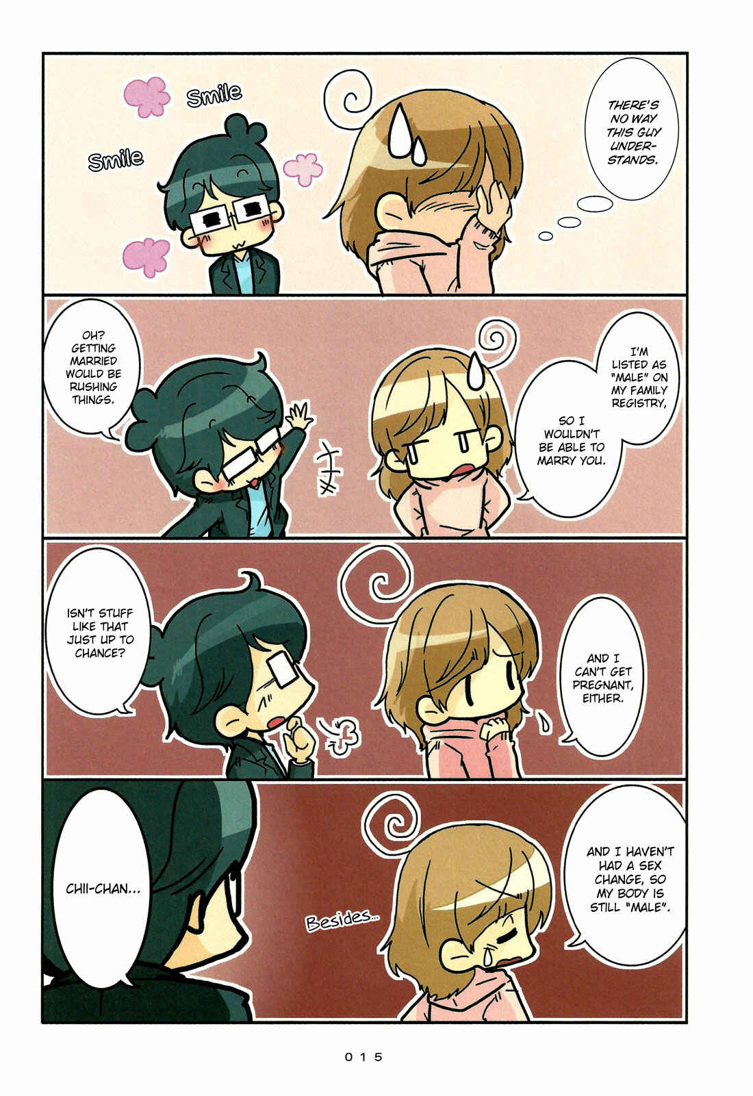 Hanayome wa Motodanshi. Chapter 1 - Page 18