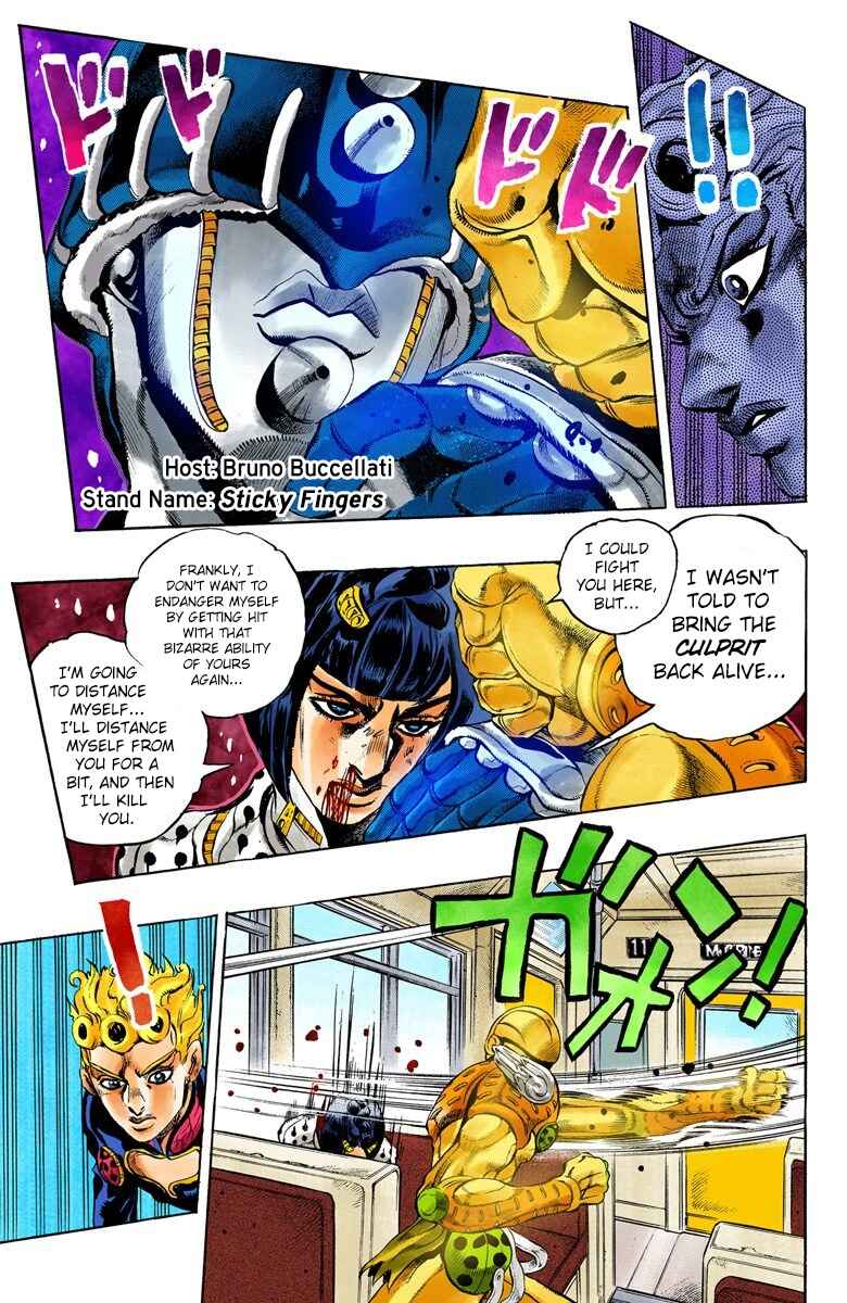 JoJo no Kimyou na Bouken: Part 5 - Ougon no Kaze Color-ban Chapter 7 - Page 10
