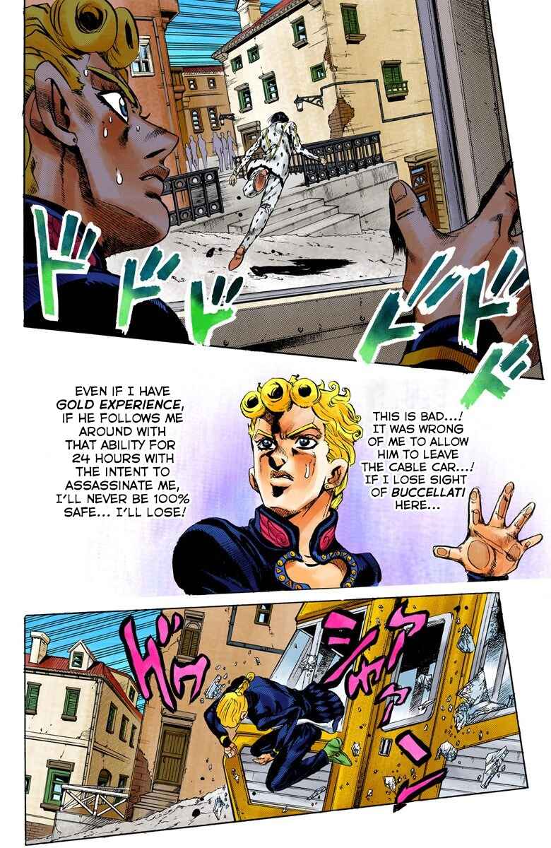 JoJo no Kimyou na Bouken: Part 5 - Ougon no Kaze Color-ban Chapter 7 - Page 13