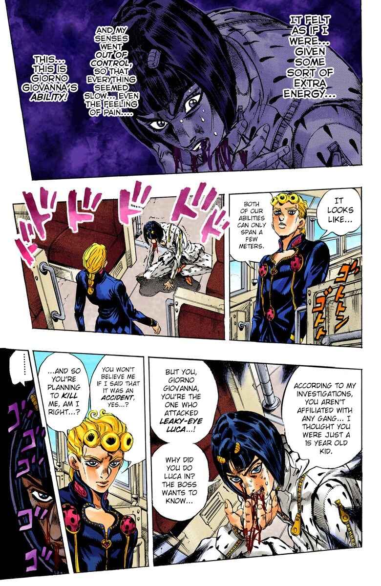 JoJo no Kimyou na Bouken: Part 5 - Ougon no Kaze Color-ban Chapter 7 - Page 6