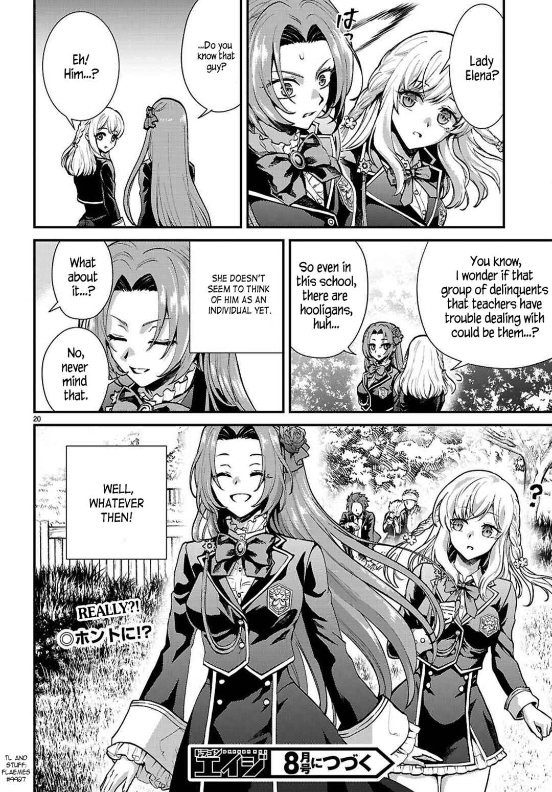 Danshi Koukousei, Otome Game no Akuyaku Reijou ni Tensei Suru. Chapter 4 - Page 19