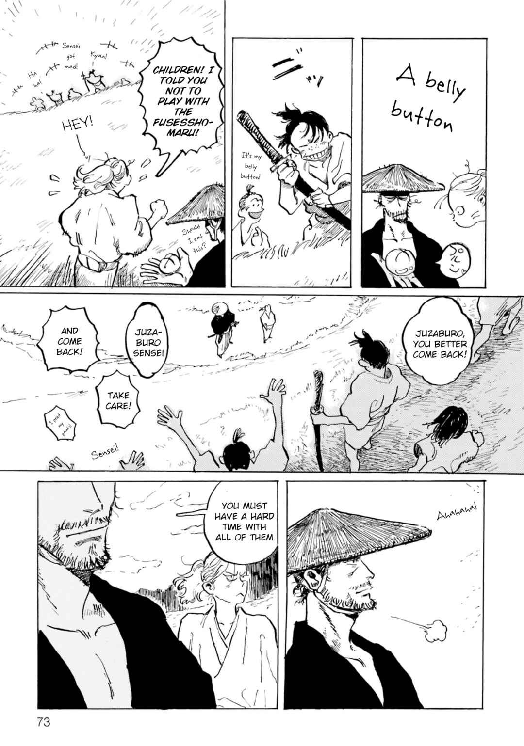 Tenrai-sama to Ningen no Heso: Hirako Waka Shoki Sakuhinshū Chapter 1 - Page 74
