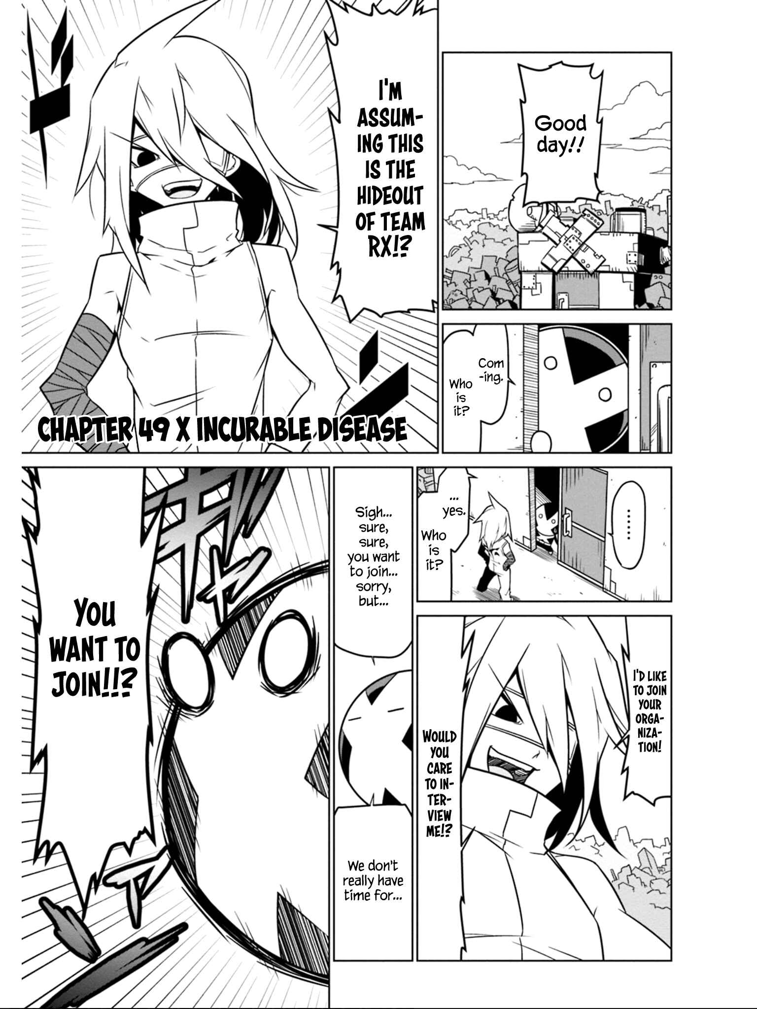 Zannen Onna Kanbu Black General-san Chapter 49 - Page 1