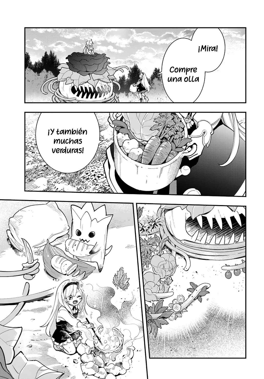 Shokubutsu Monster Musume Nikki: Seijo datta Watashi ga Uragirareta Hate ni Alraune ni Tensei Shite Shimatta node, kore kara wa Kougousei o Shinagara Shizuka ni Shokubutsu Life o Sugoshimasu Chapter 28 - Page 25
