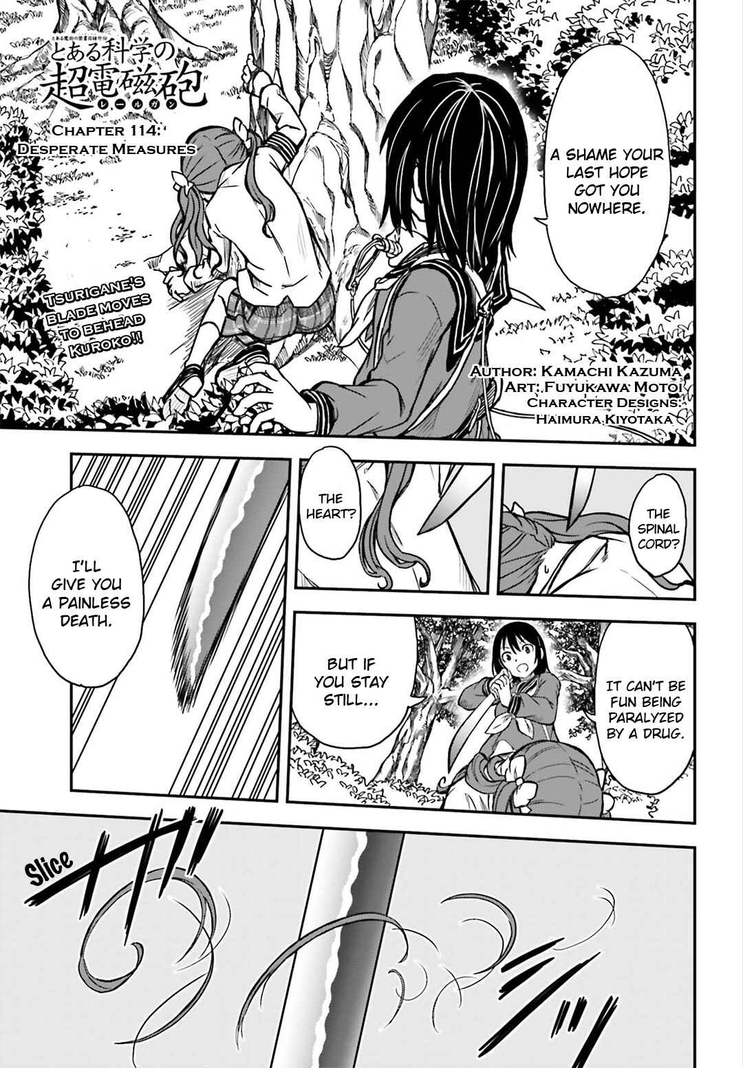 Toaru Majutsu no Index Gaiden: Toaru Kagaku no Railgun Chapter 114 - Page 1