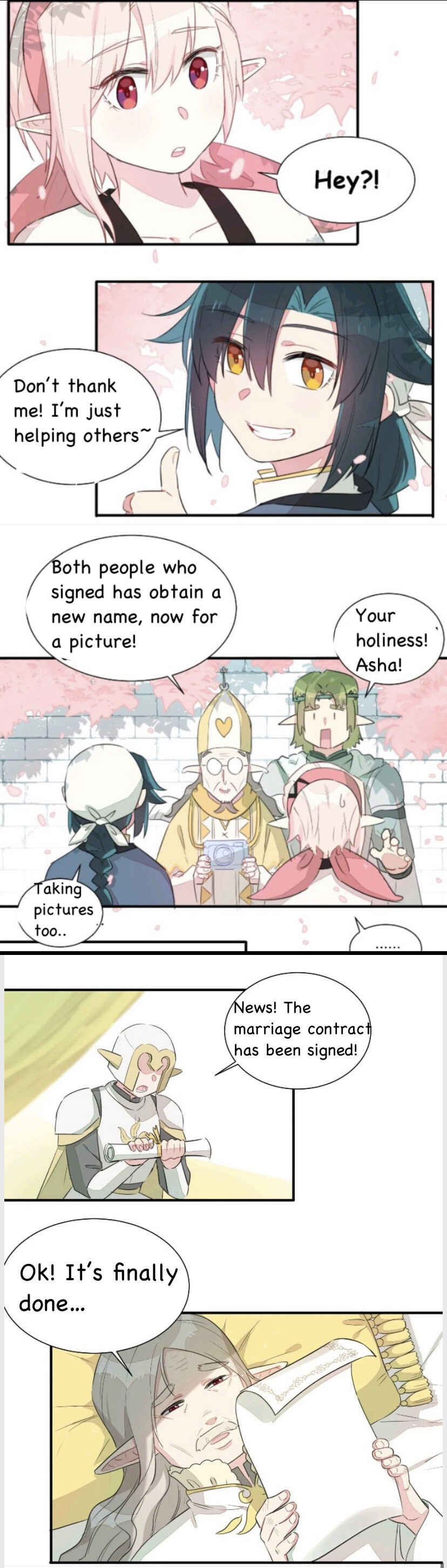 What Should I Do If I've Signed a Marriage Contract with the Elven Princess Chapter 1 - Page 15