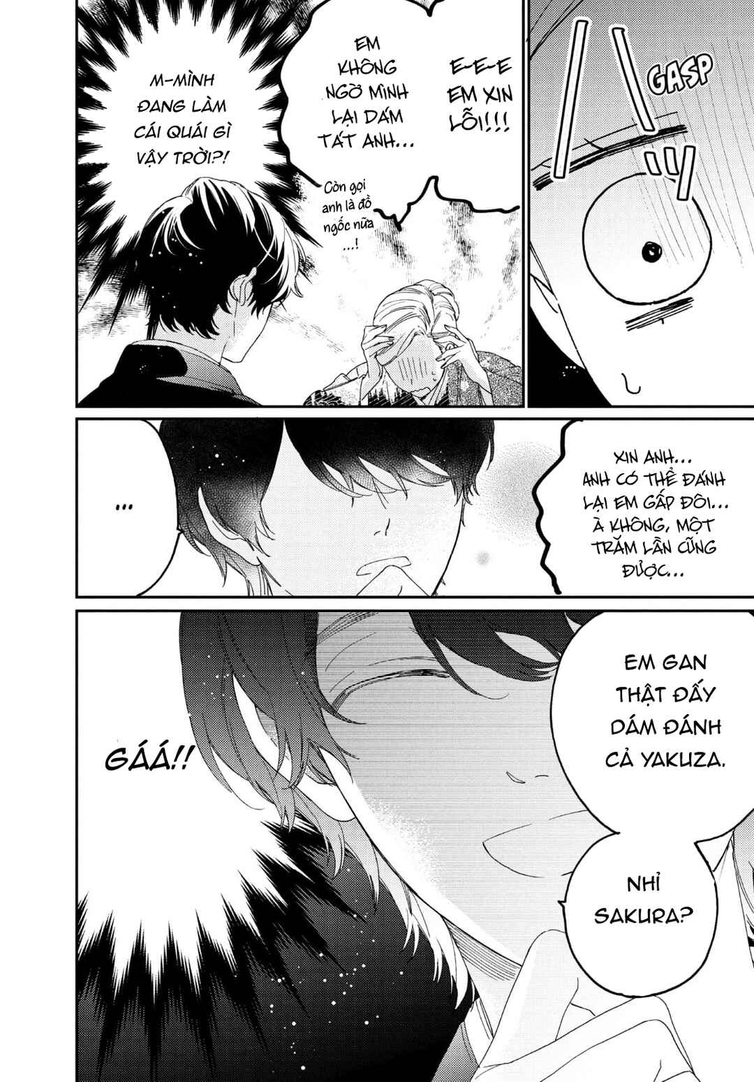 Gokutsuma Days: Gokudou Sankyoudai ni Semaretemasu Chapter 17 - Page 57