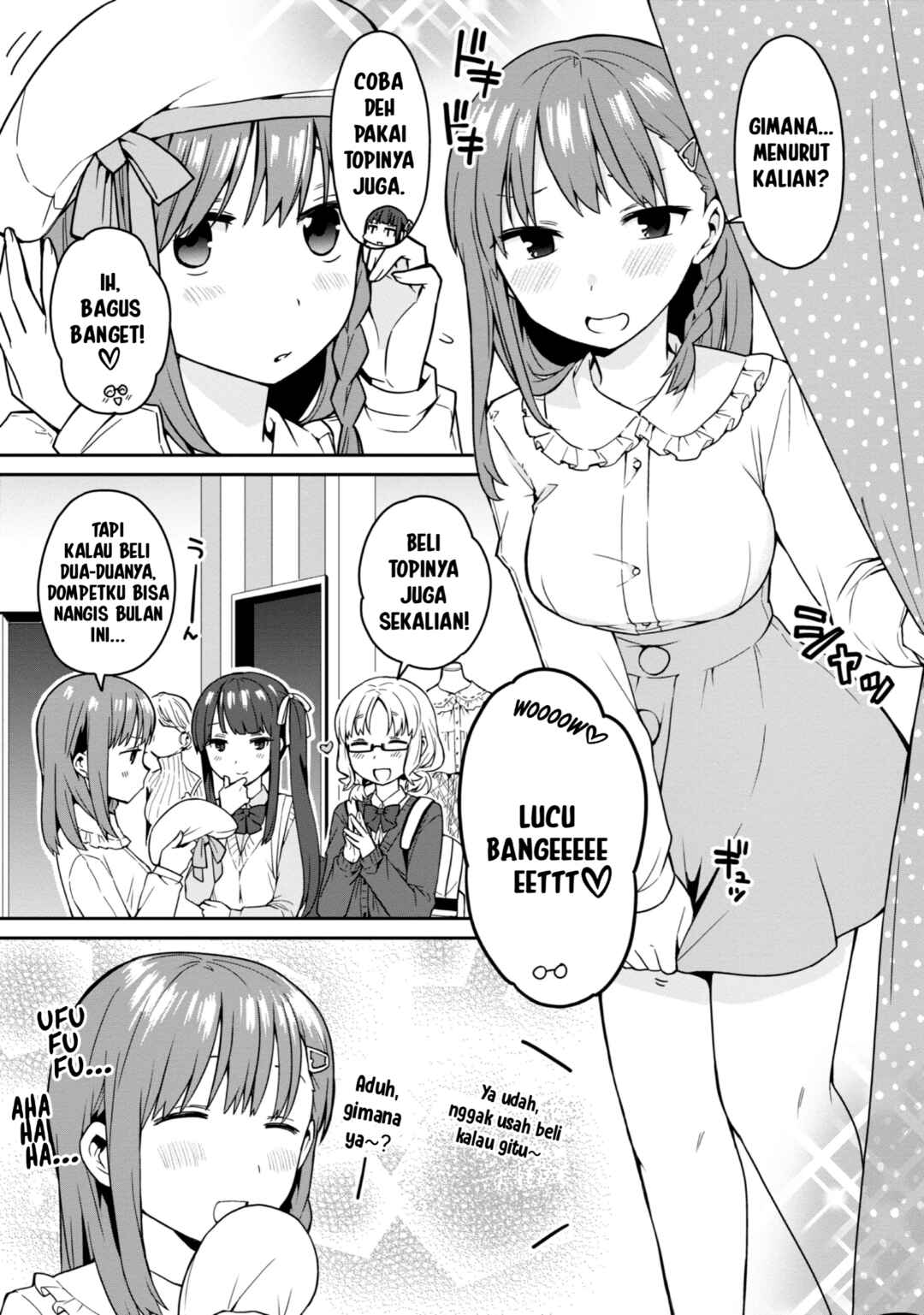 Asa Okitara Onnanoko ni Natteita Danshi Koukousei-tachi no Hanashi Chapter 3 - Page 1