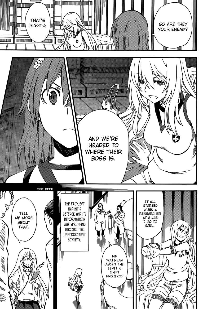 Toaru Majutsu no Index Gaiden: Toaru Kagaku no Railgun Chapter 55 - Page 13