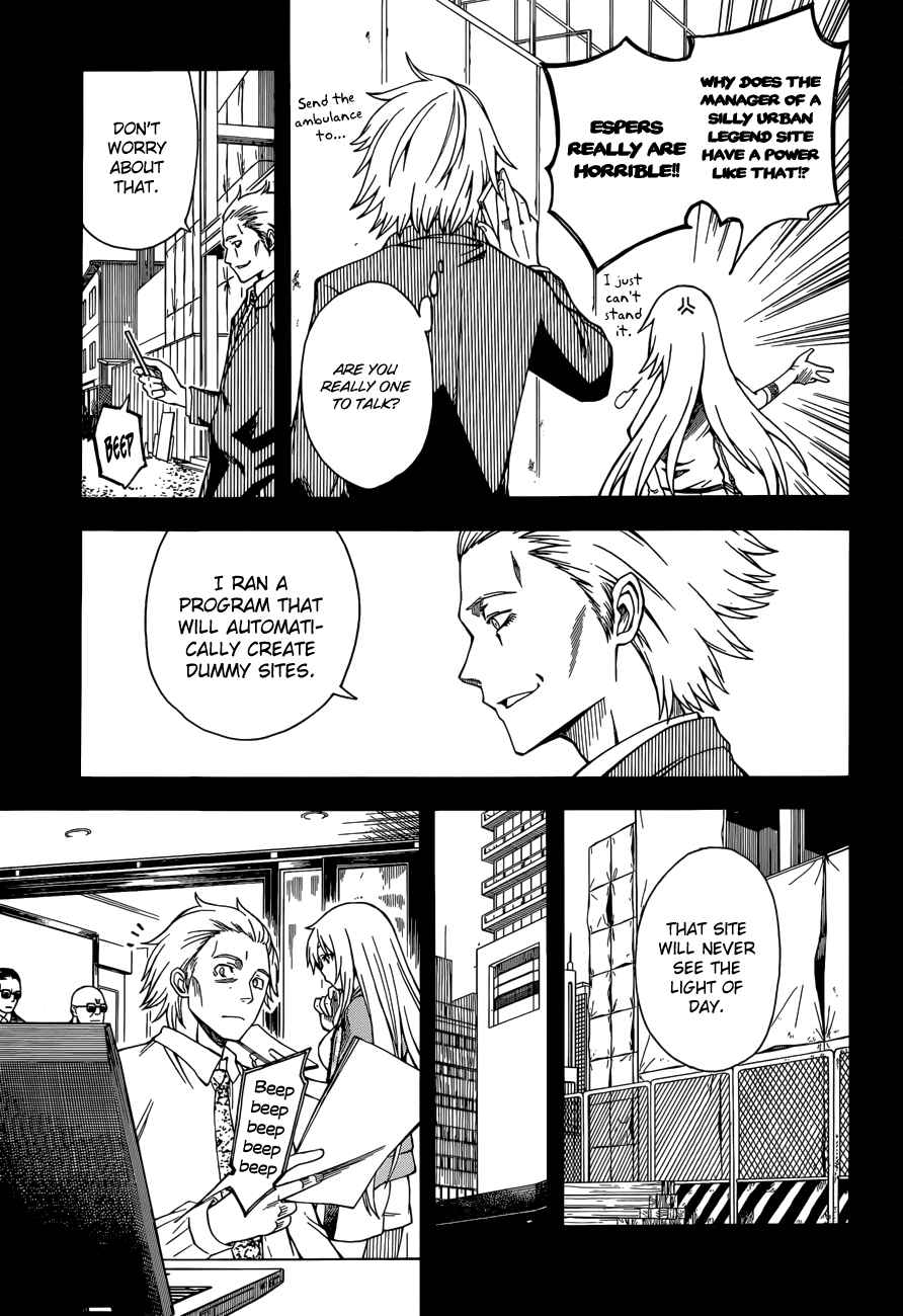 Toaru Majutsu no Index Gaiden: Toaru Kagaku no Railgun Chapter 55 - Page 9