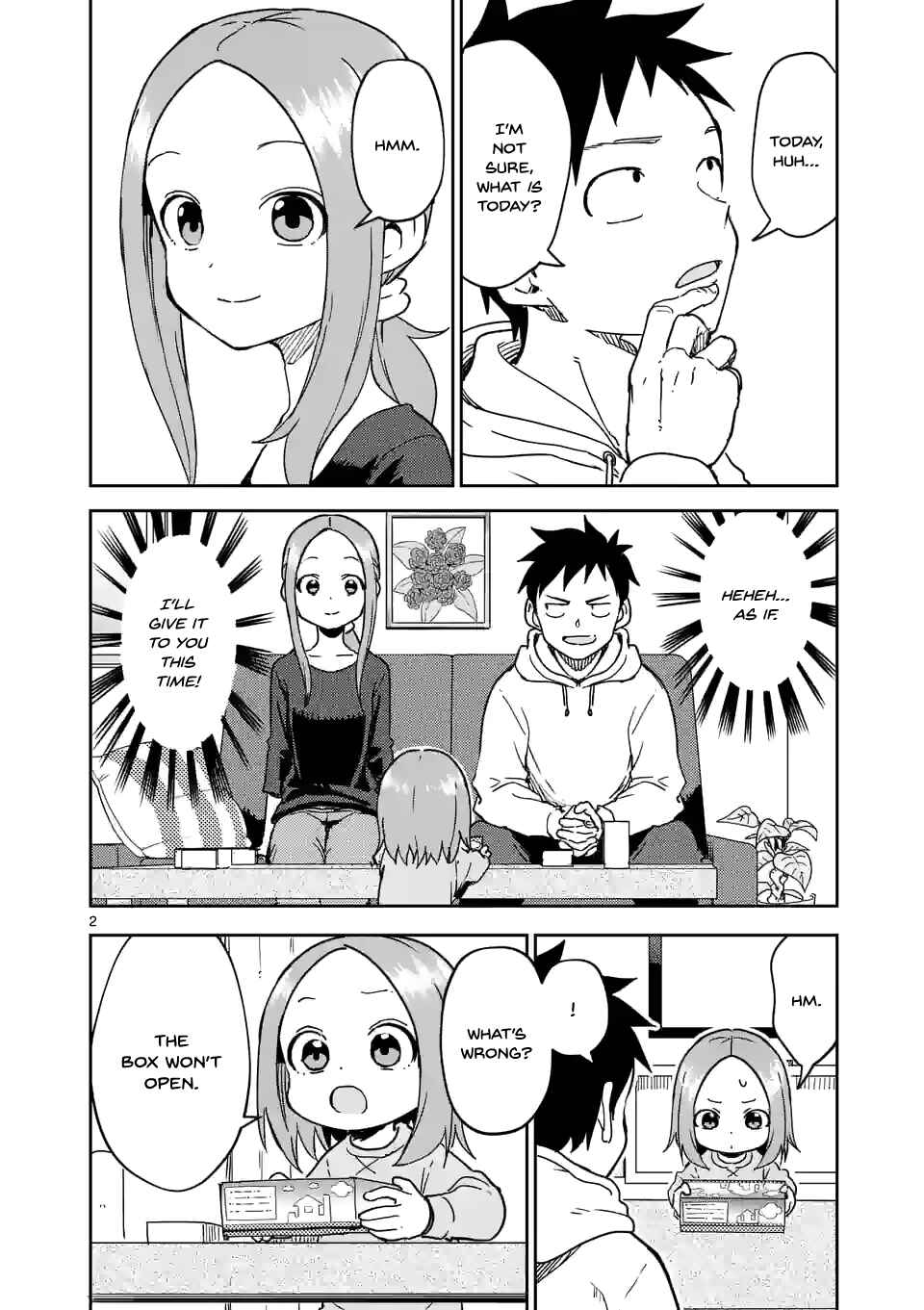 Karakai Jouzu no (Moto) Takagi-san Chapter 301 - Page 2