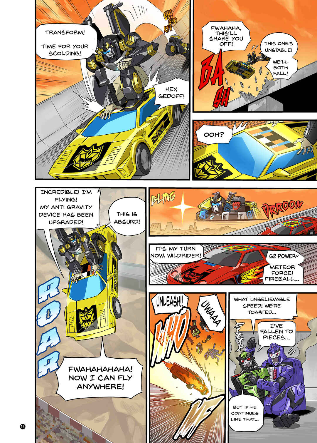 Transformers New Legends Chapter The Speedia 500 Mystery. - Page 14