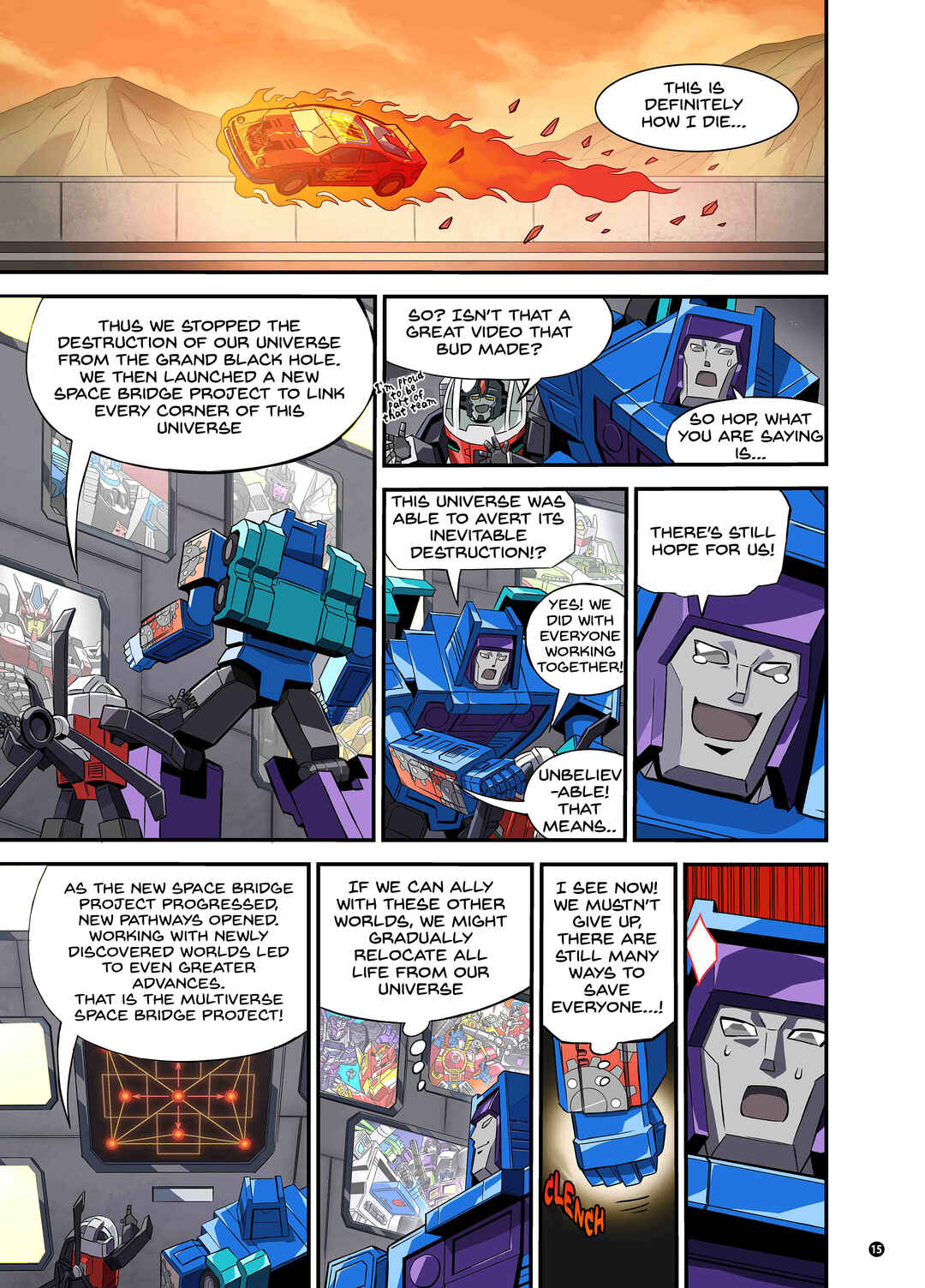 Transformers New Legends Chapter The Speedia 500 Mystery. - Page 15
