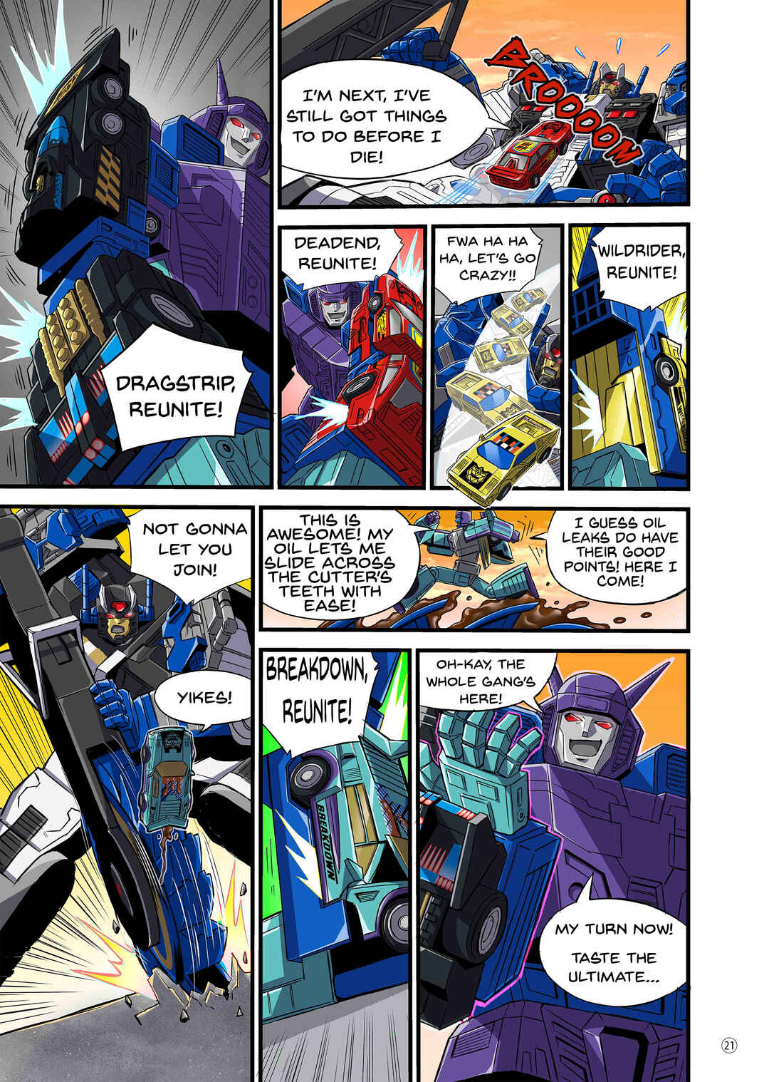 Transformers New Legends Chapter The Speedia 500 Mystery. - Page 21