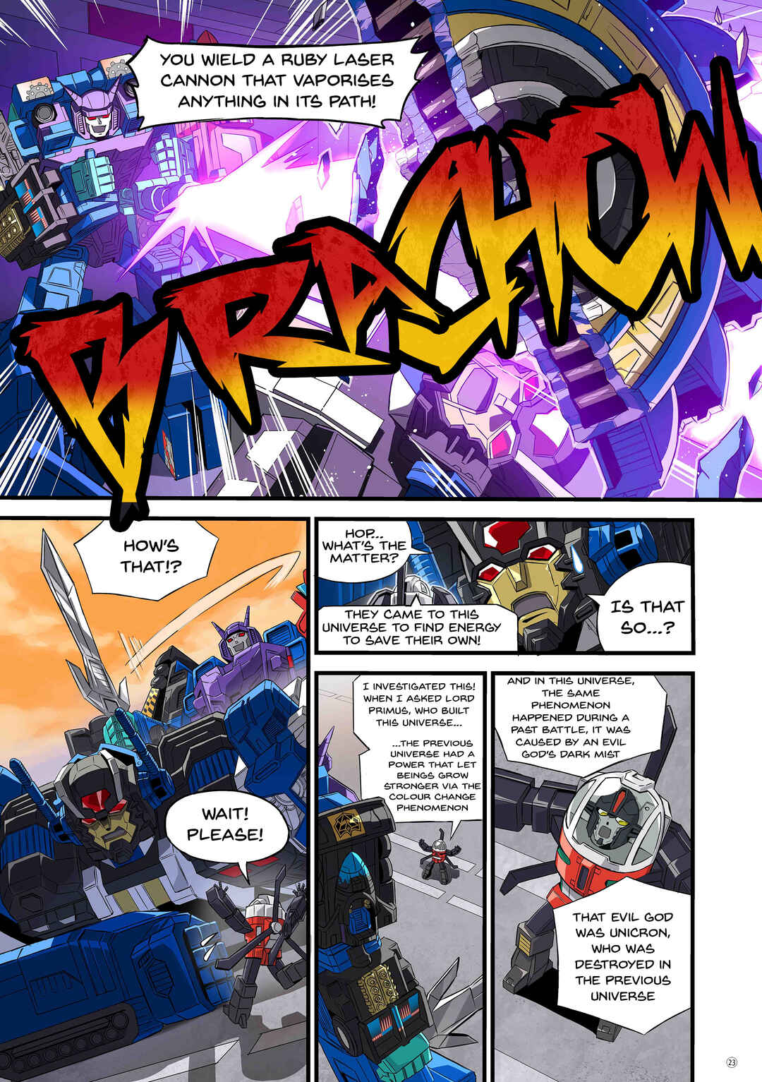 Transformers New Legends Chapter The Speedia 500 Mystery. - Page 23