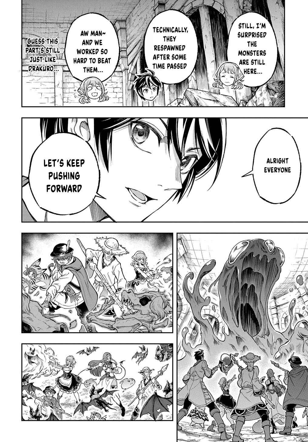 Meikyuu Teikoku no Tsukurikata - Renseijutsushi wa Mazu Risou no Mura wo Kaitaku Shimasu Chapter 11 - Page 34